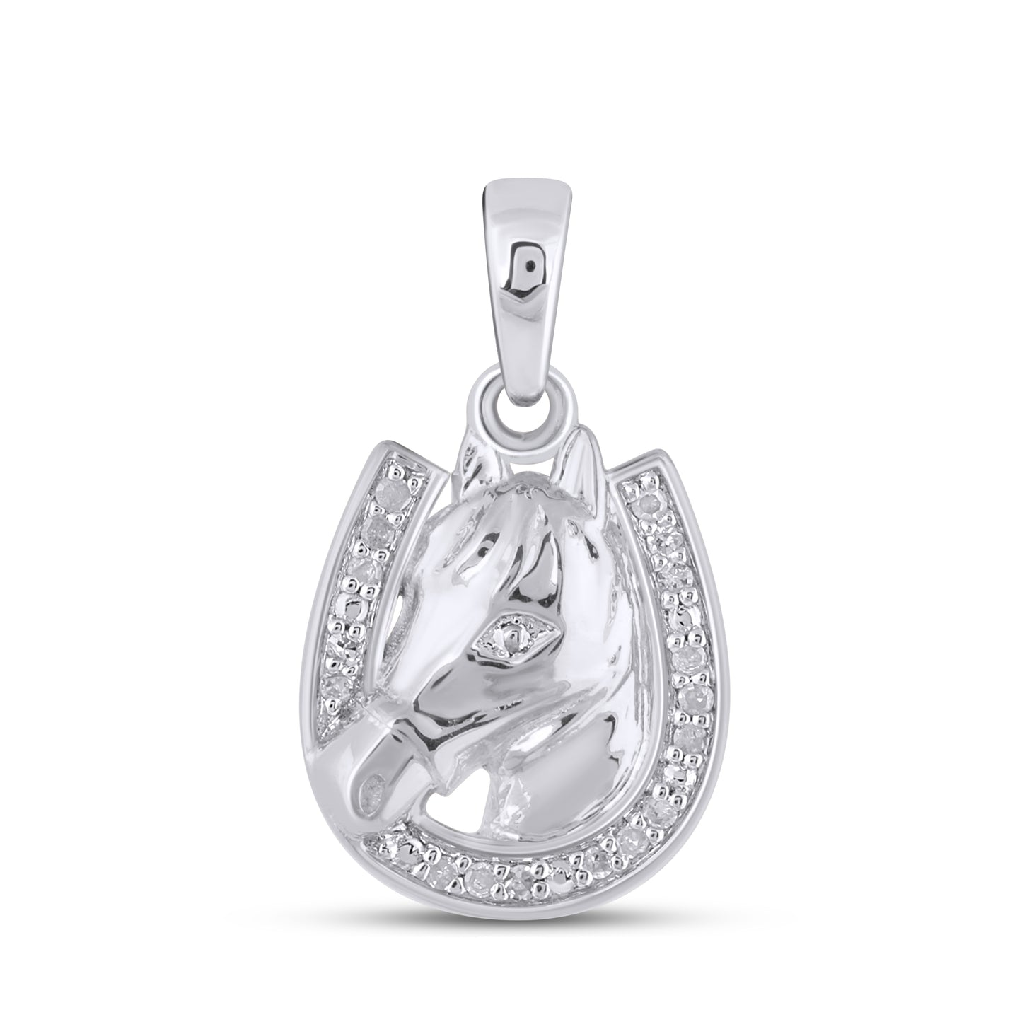 925 SS 0.05CT D- PENDANT
