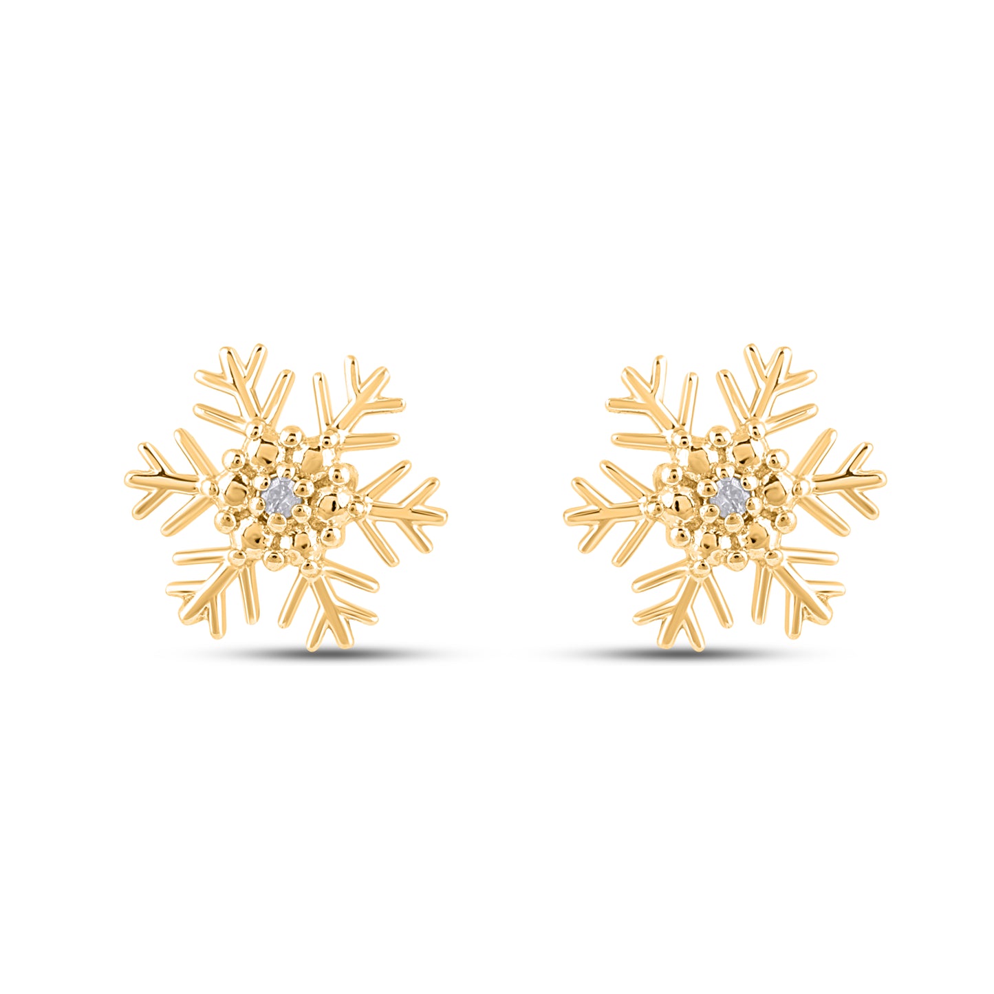 925 SS 0.01CT D- EARRINGS