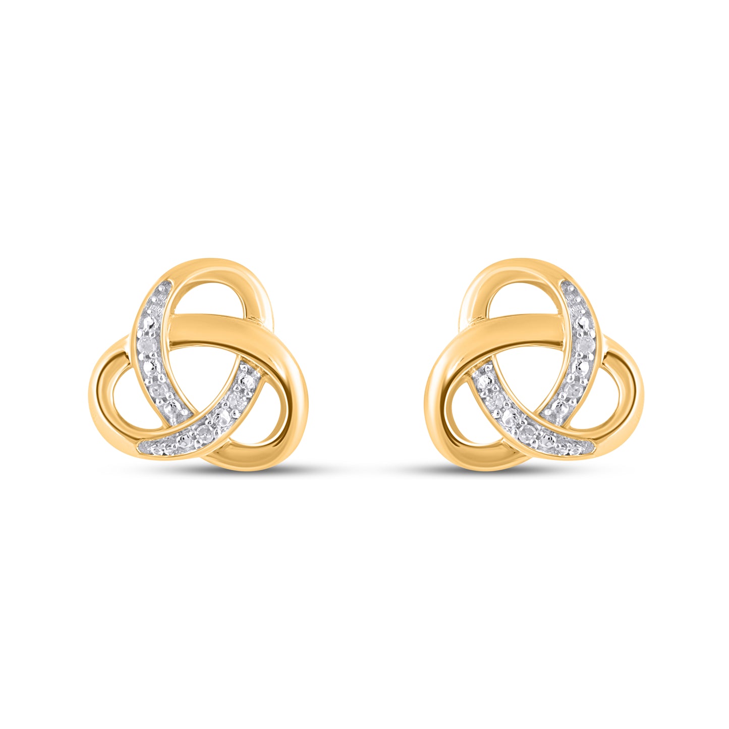925 SS 0.02CT D- EARRINGS
