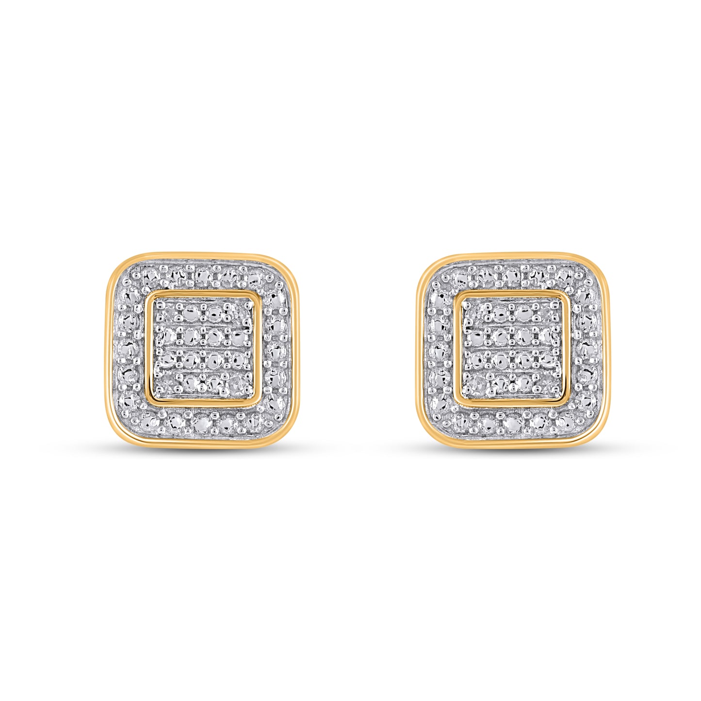 925 SS 0.02CT D- EARRINGS