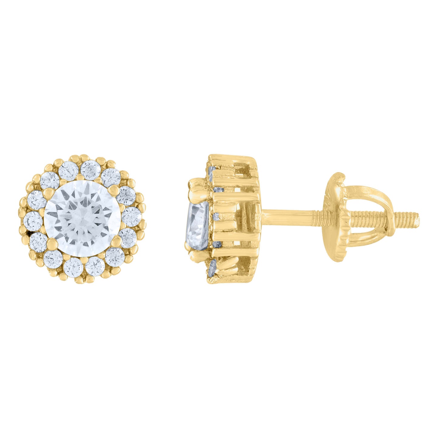925 Sterling Silver 1.28Ctw Moissanite Earrings