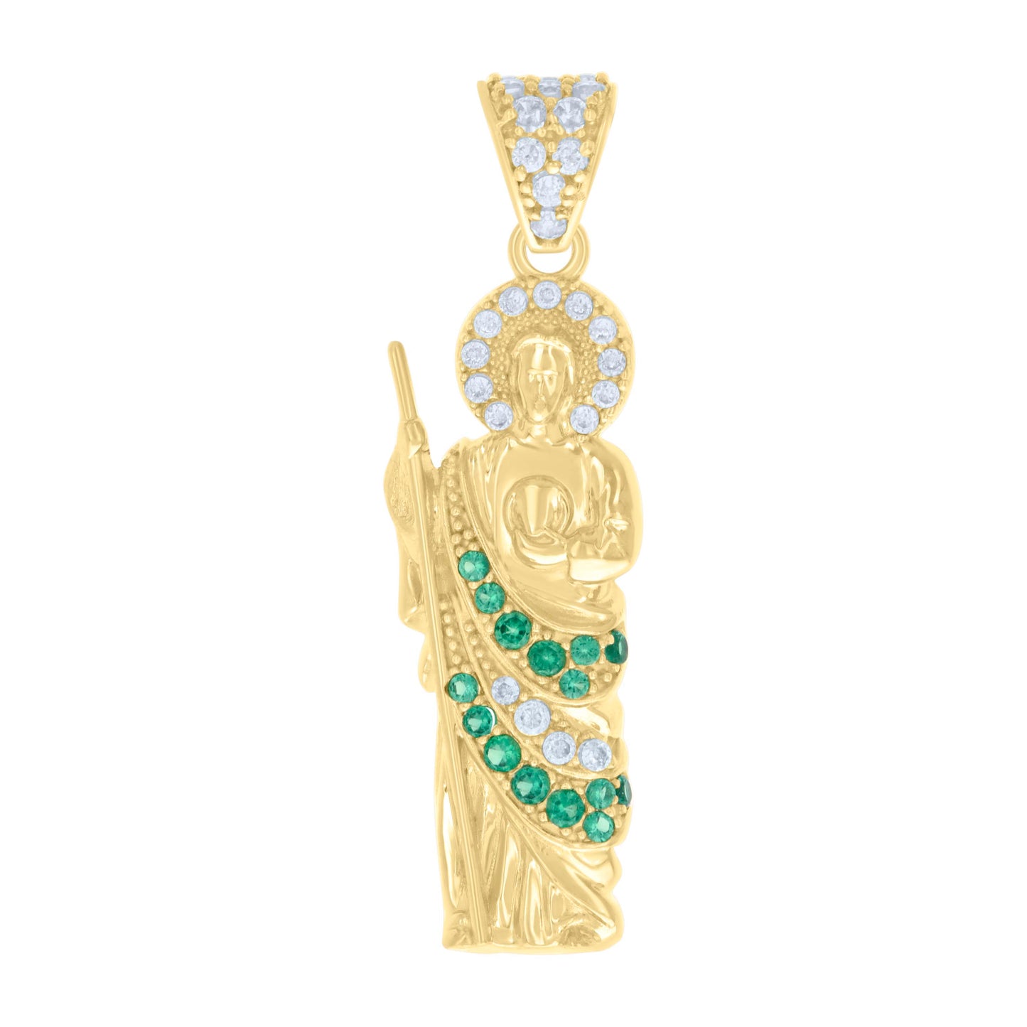14Kt Gold Cz Pendant