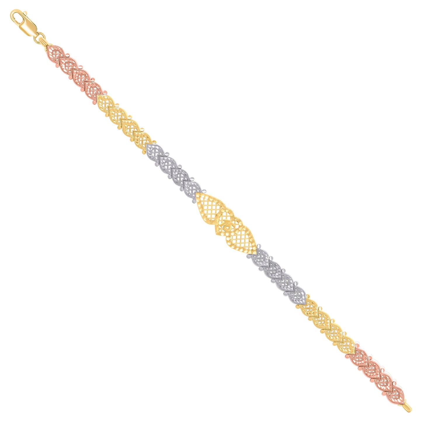 14Kt Gold Cz Bracelet