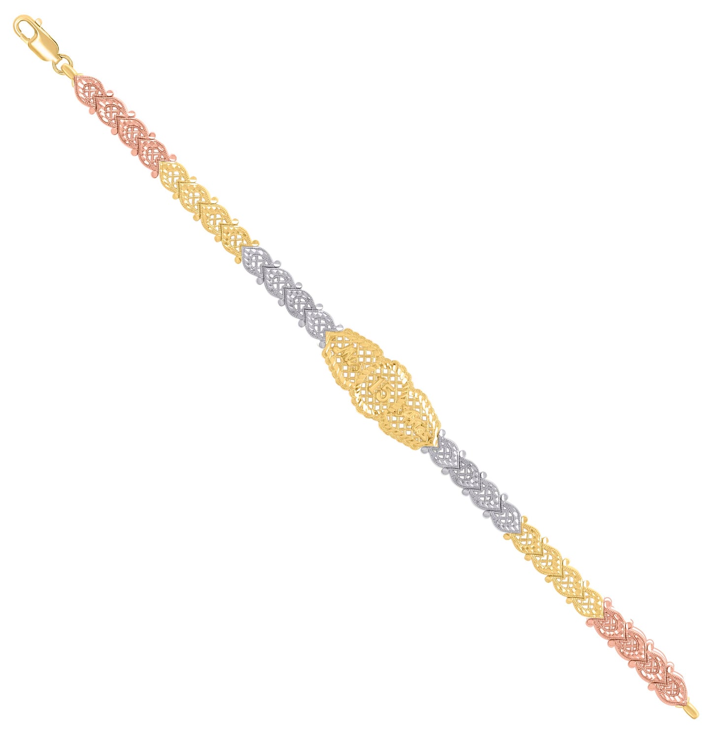 14Kt Gold Cz Bracelet