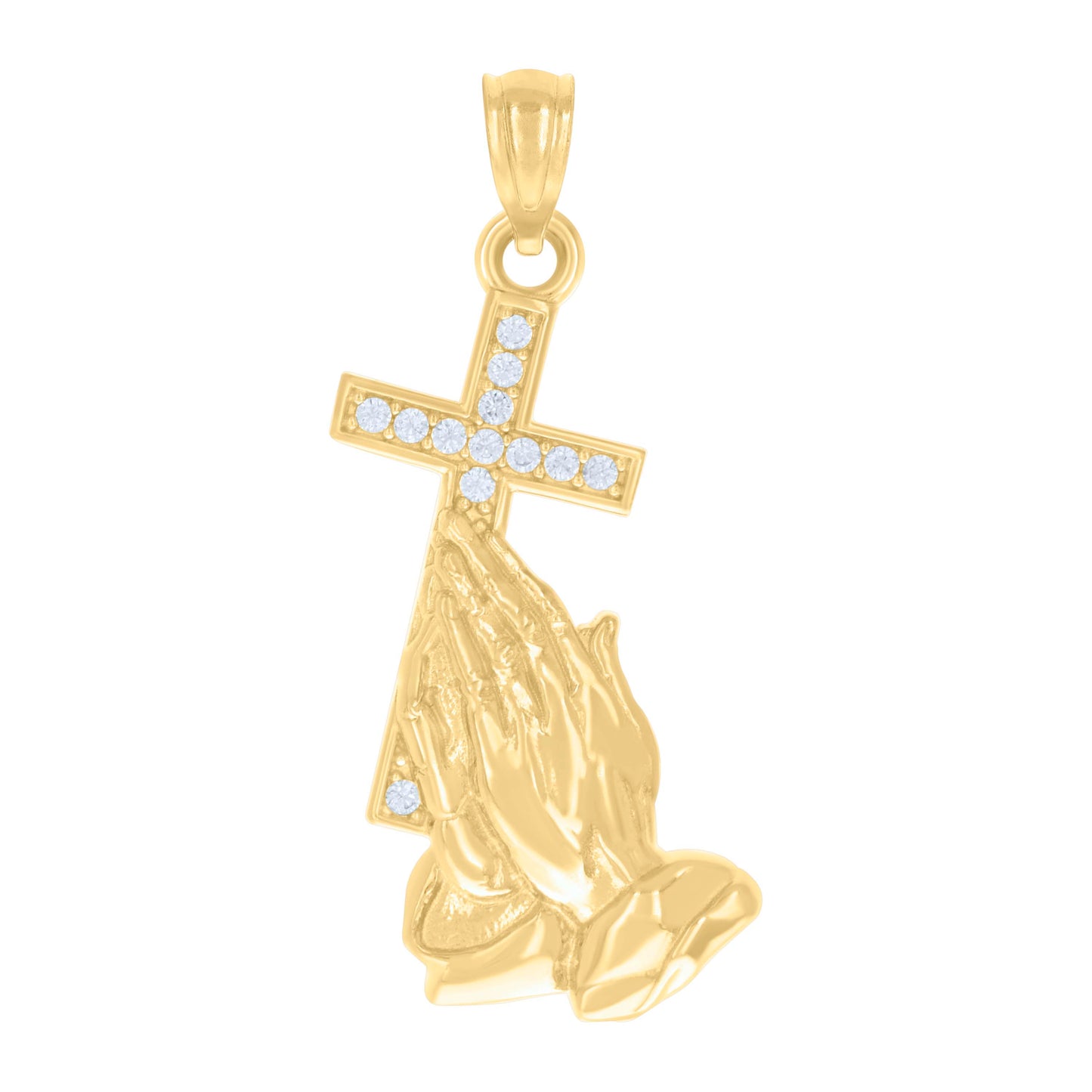 14Kt Gold Cz Pendant