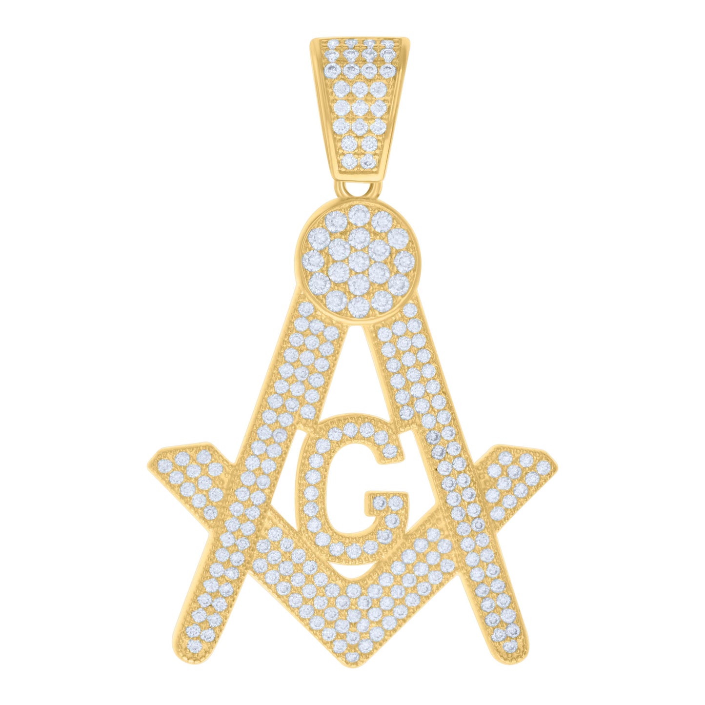 925 Sterling Silver Pendant Moissanite Ctw 1.91