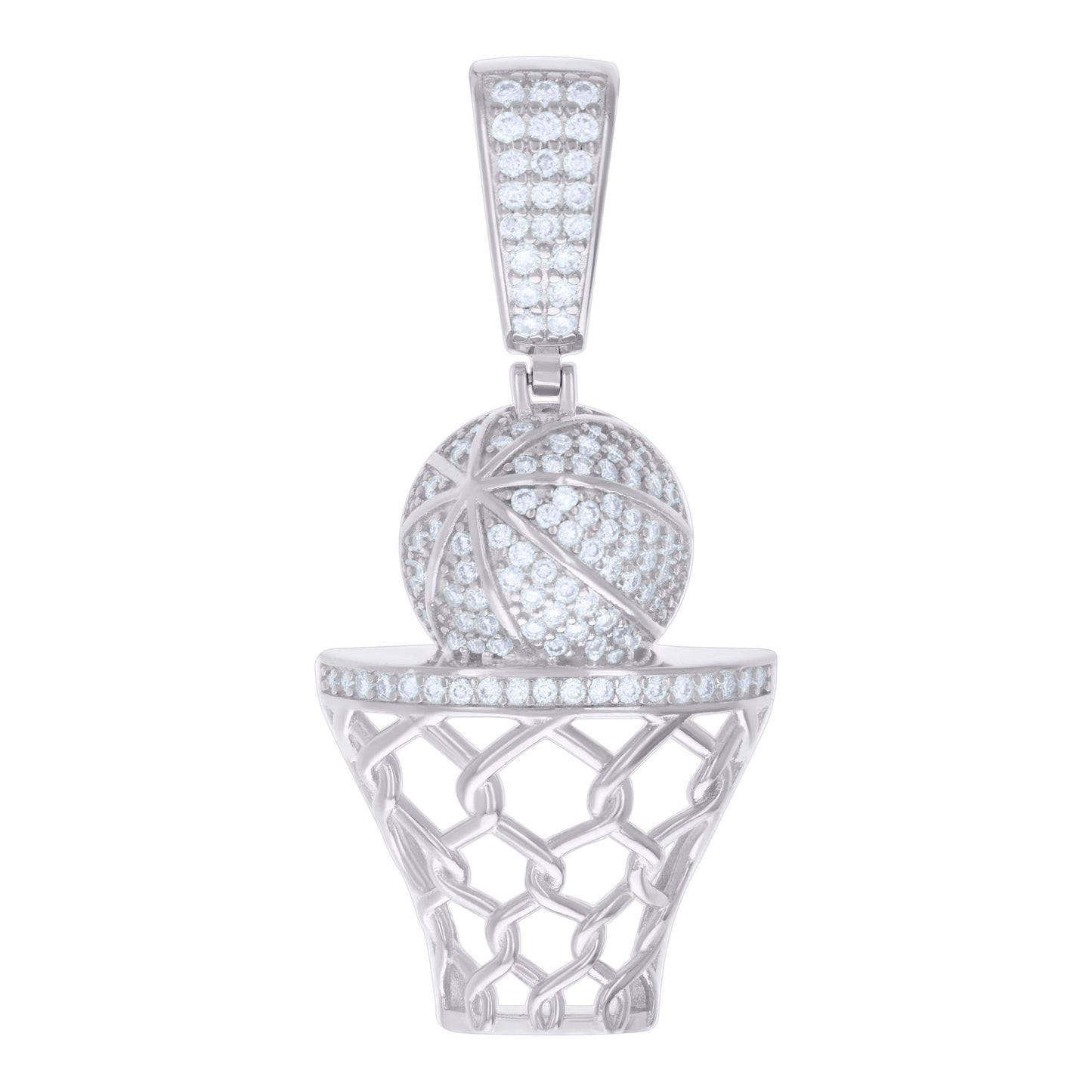925 Sterling Silver 1.15Ctw Moissanite Pendant