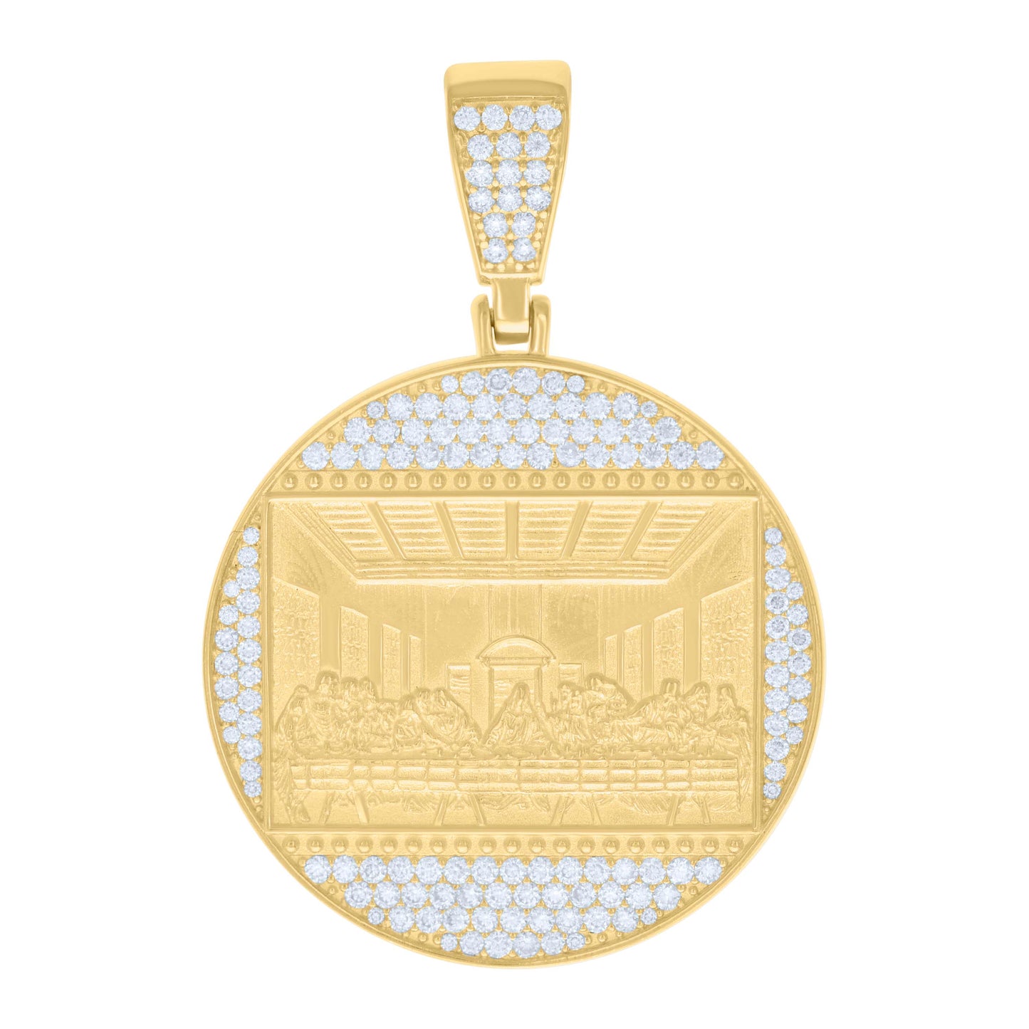 925 Sterling Silver 2.24Ctw Moissanite Pendant