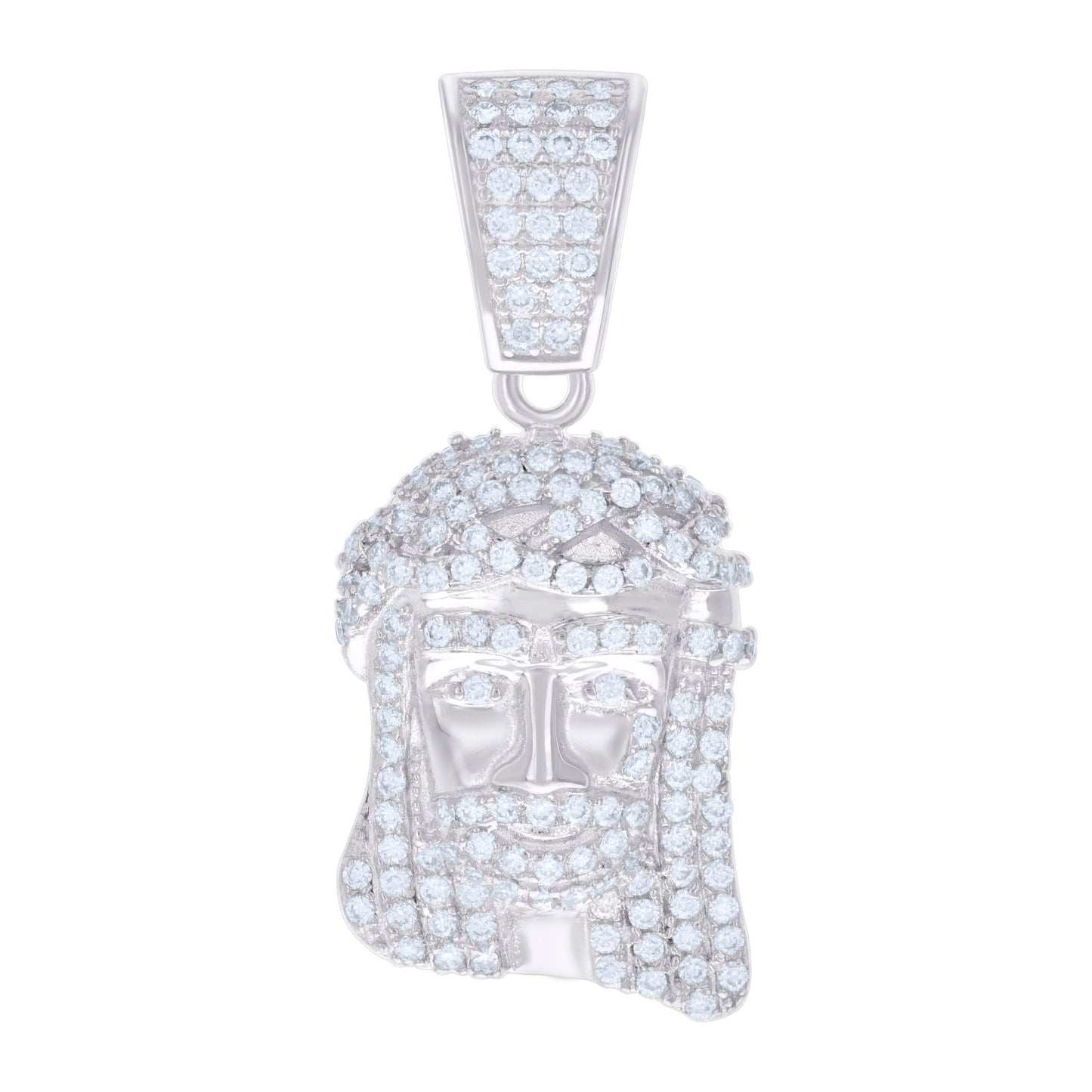 925 Sterling Silver 0.66Ctw Moissanite Pendant