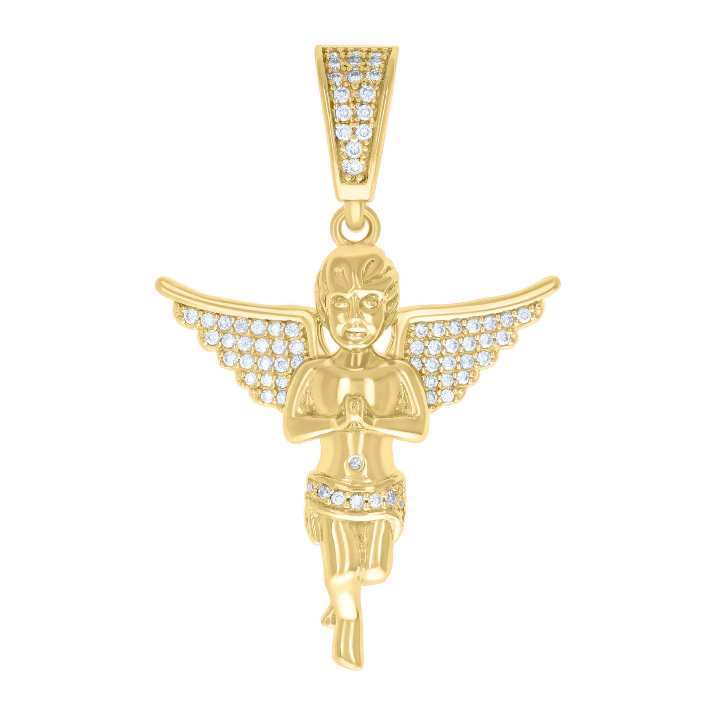 925 Sterling Silver Pendant Moissanite Ctw 0.73