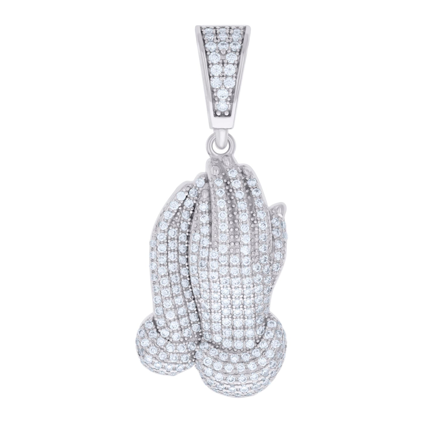 925 Sterling Silver 1.34Ctw Moissanite Pendant