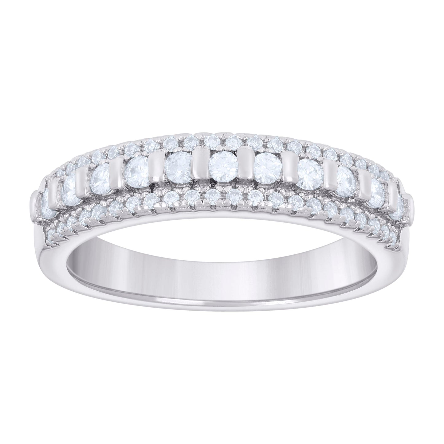 925 Sterling Silver Cz Ring S5