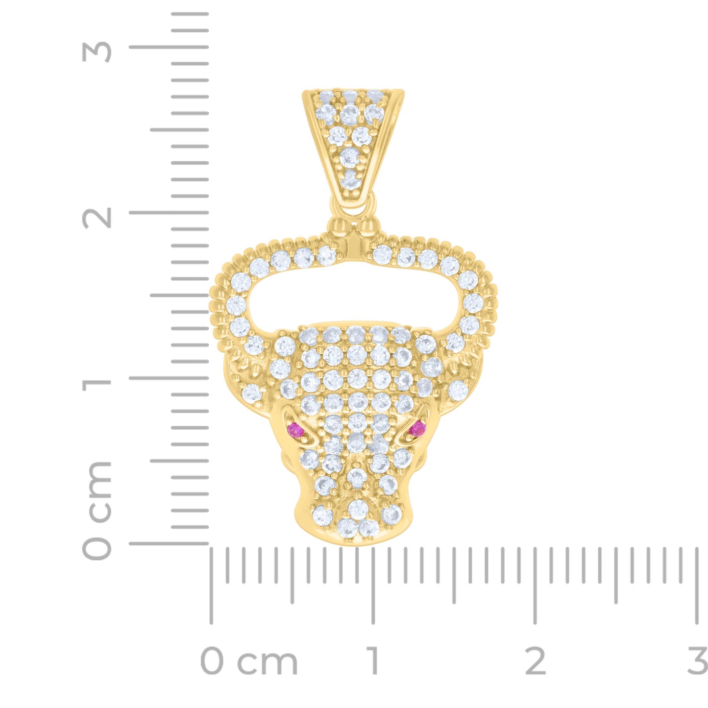 14Kt Gold Cz Pendant