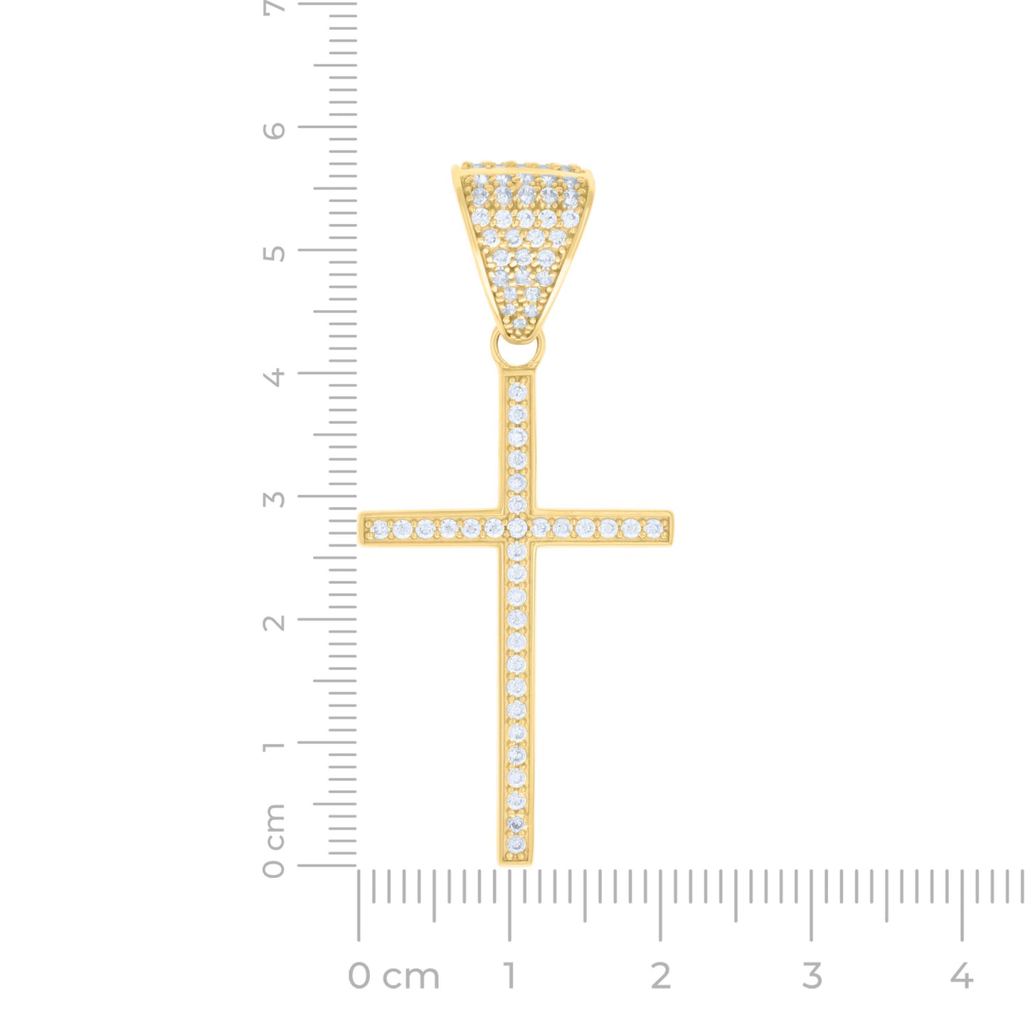 14Kt Gold Cz Pendant