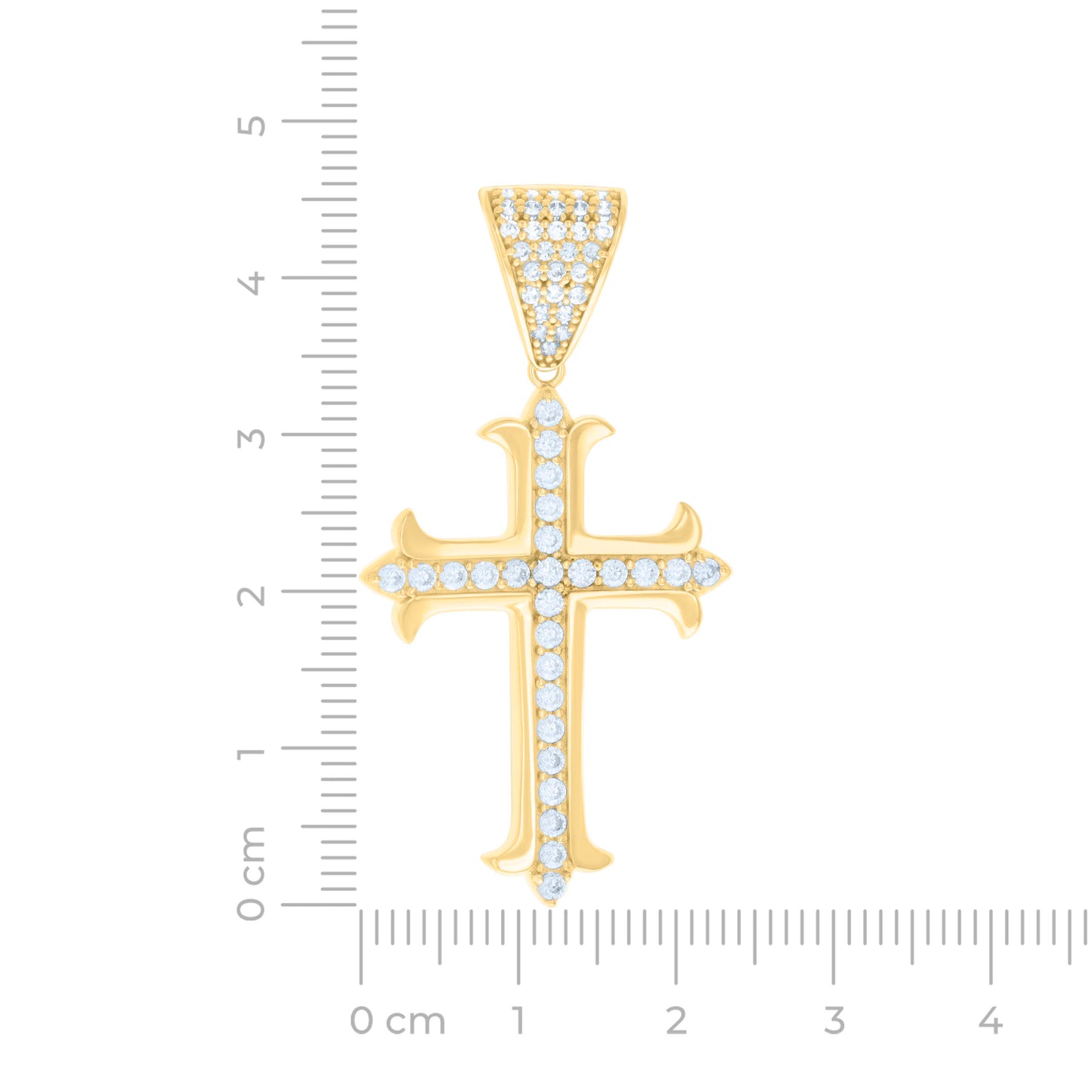 14Kt Gold Cz Pendant