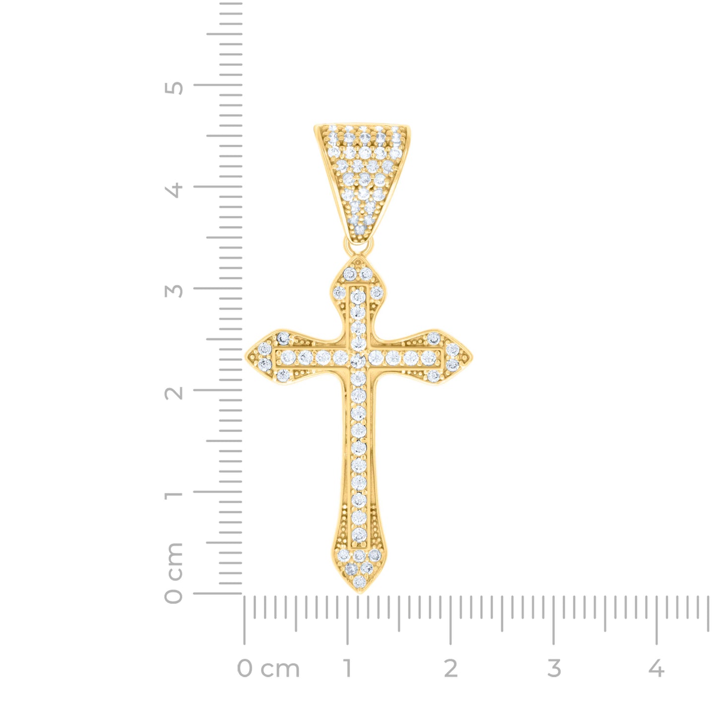 14Kt Gold Cz Pendant