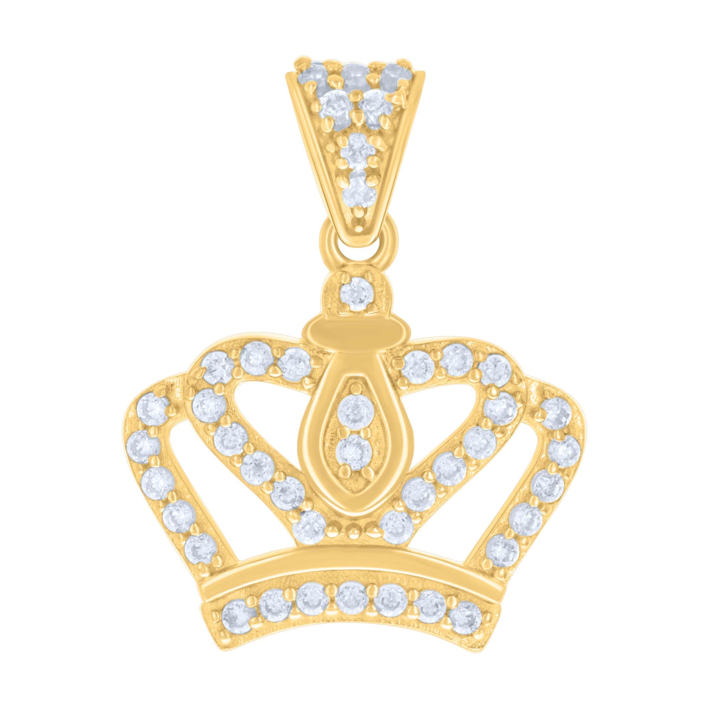 14Kt Gold Cz Pendant