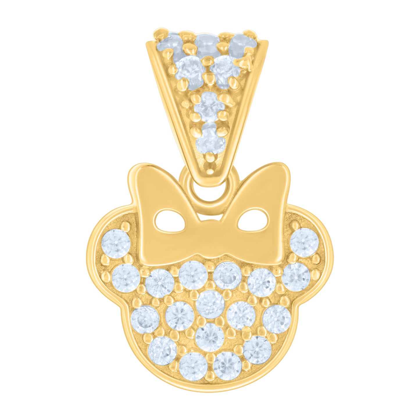 14Kt Gold Cz Pendant