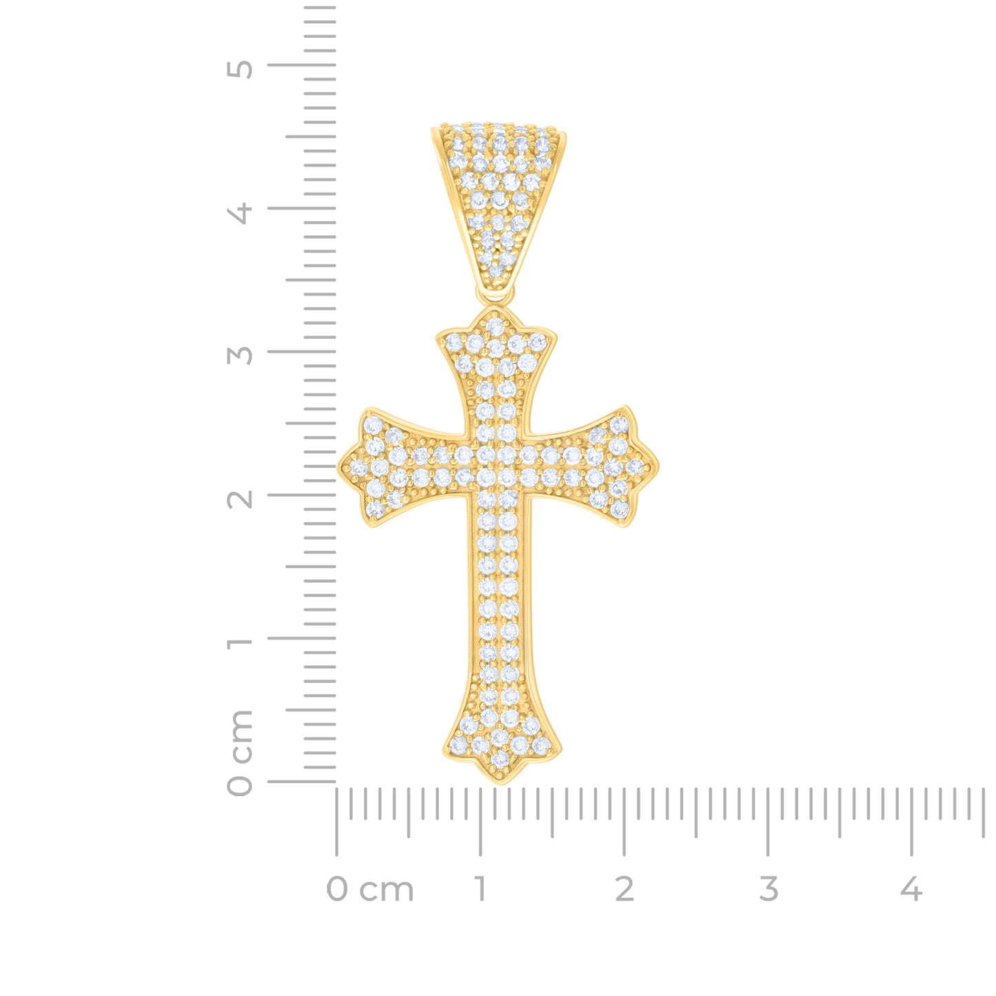 14Kt Gold Cz Pendant
