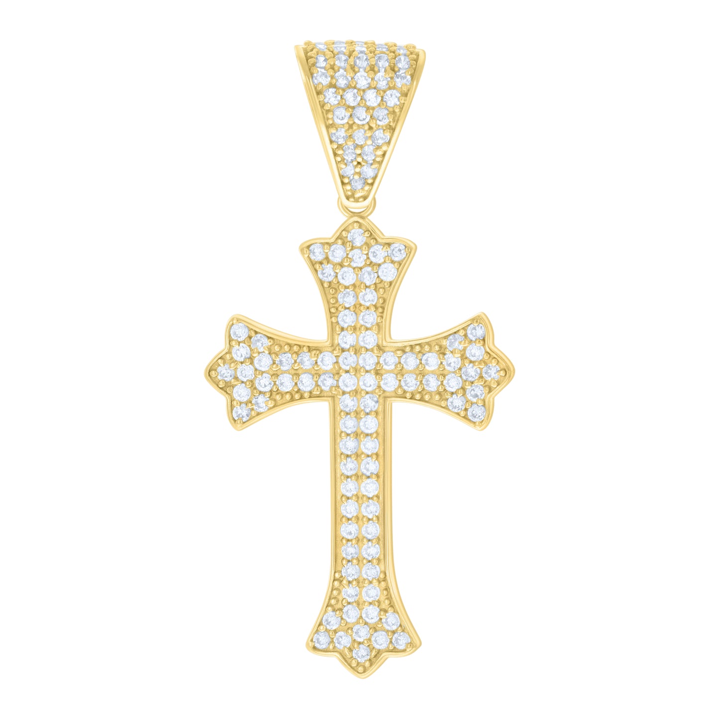 14Kt Gold Cz Pendant