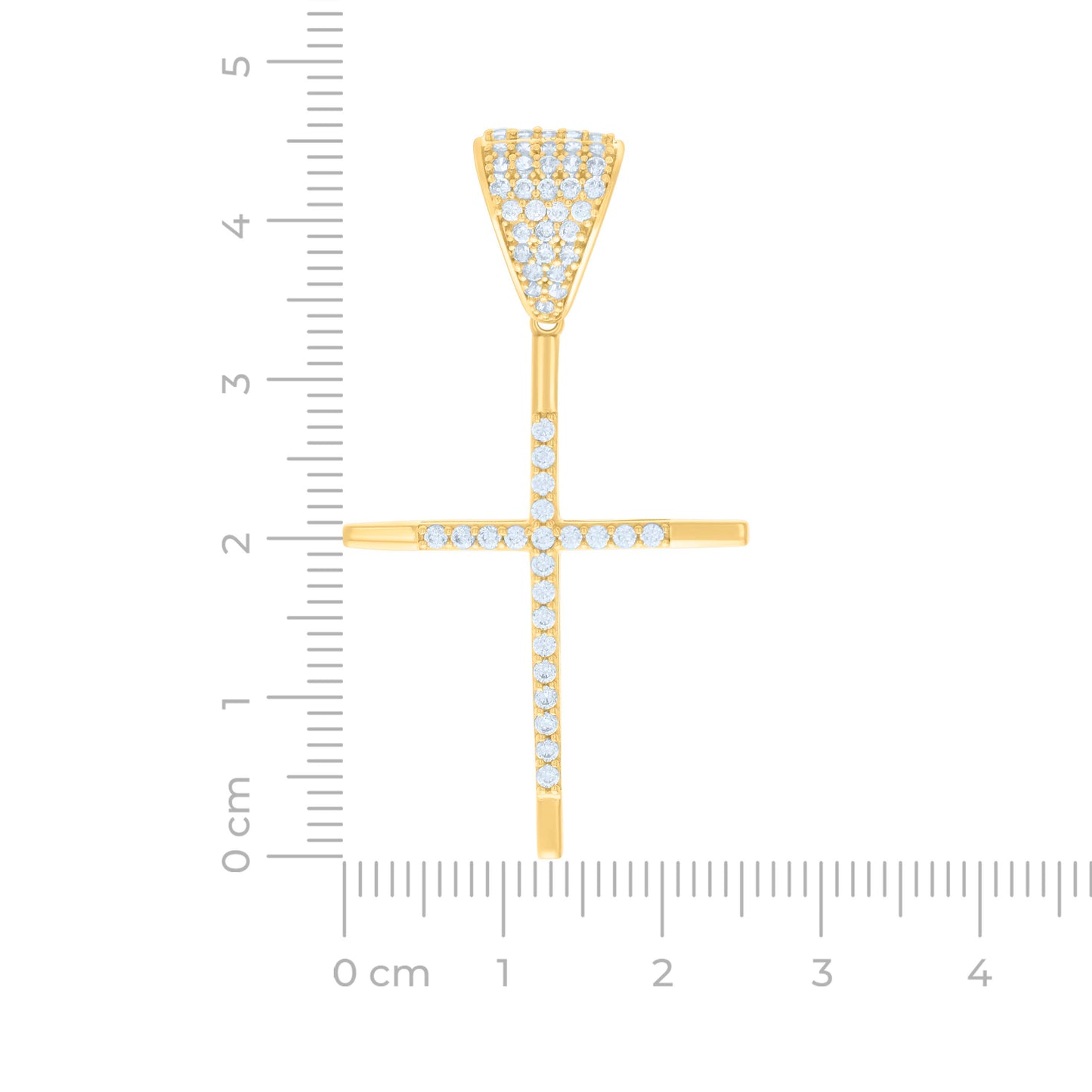 14Kt Gold Cz Pendant