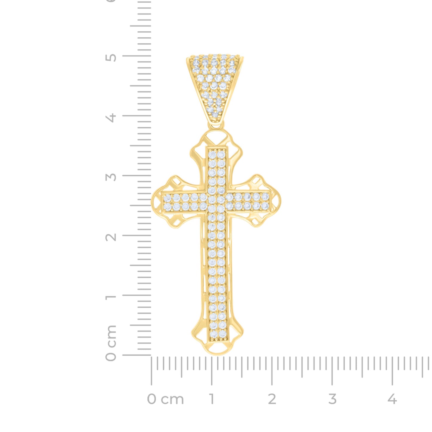 14Kt Gold Cz Pendant