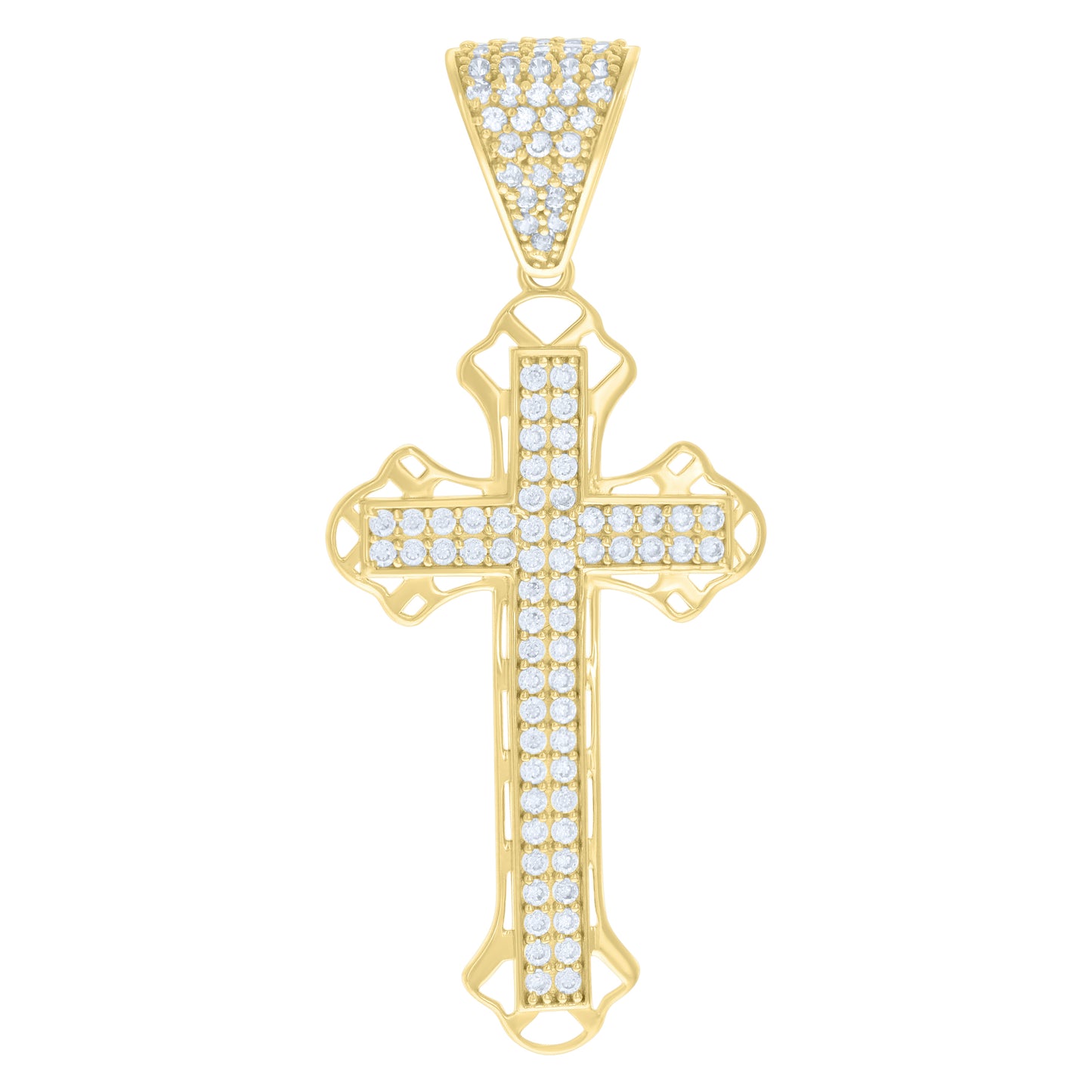14Kt Gold Cz Pendant