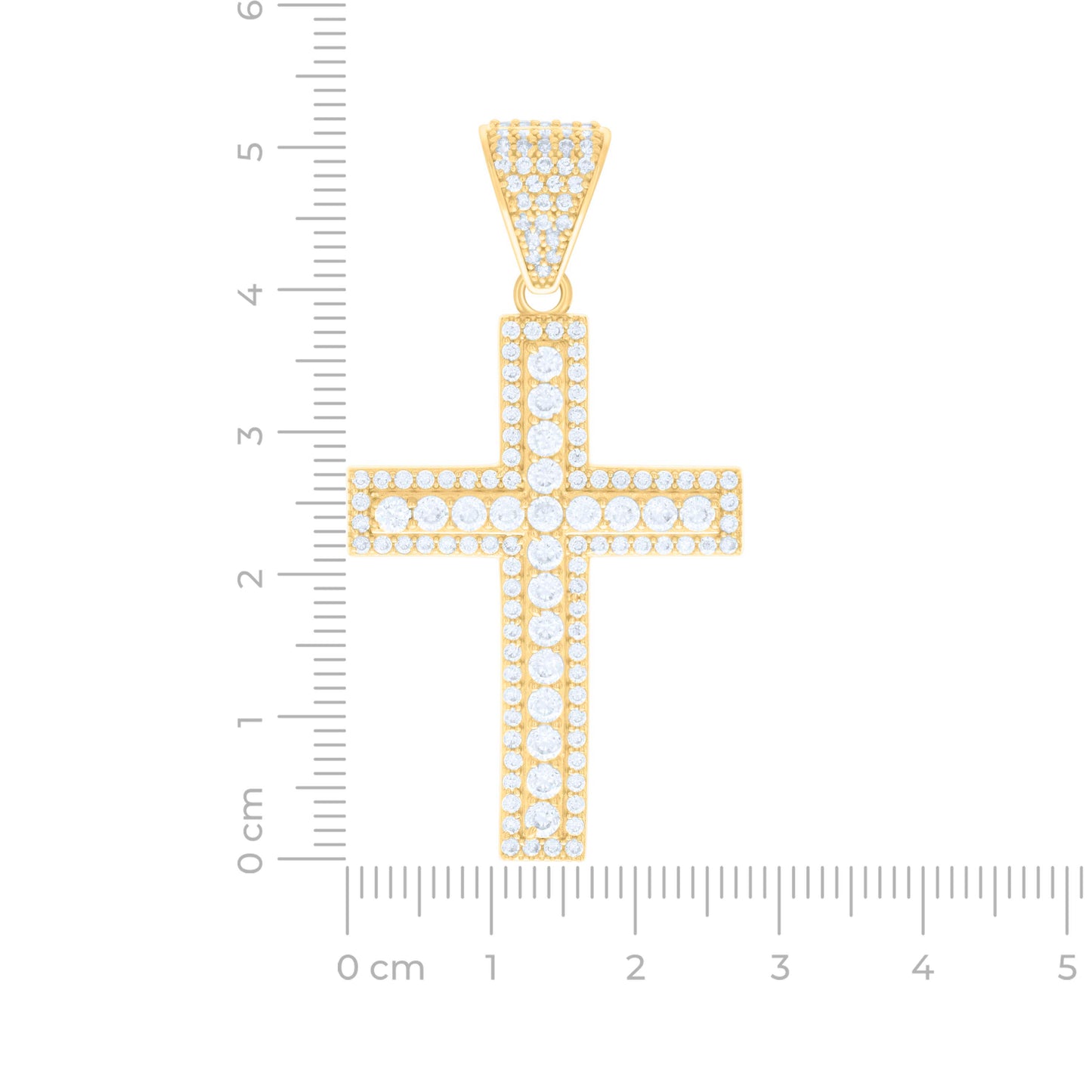 14Kt Gold Cz Pendant