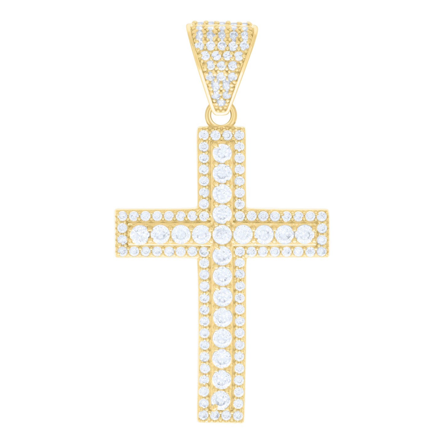 14Kt Gold Cz Pendant