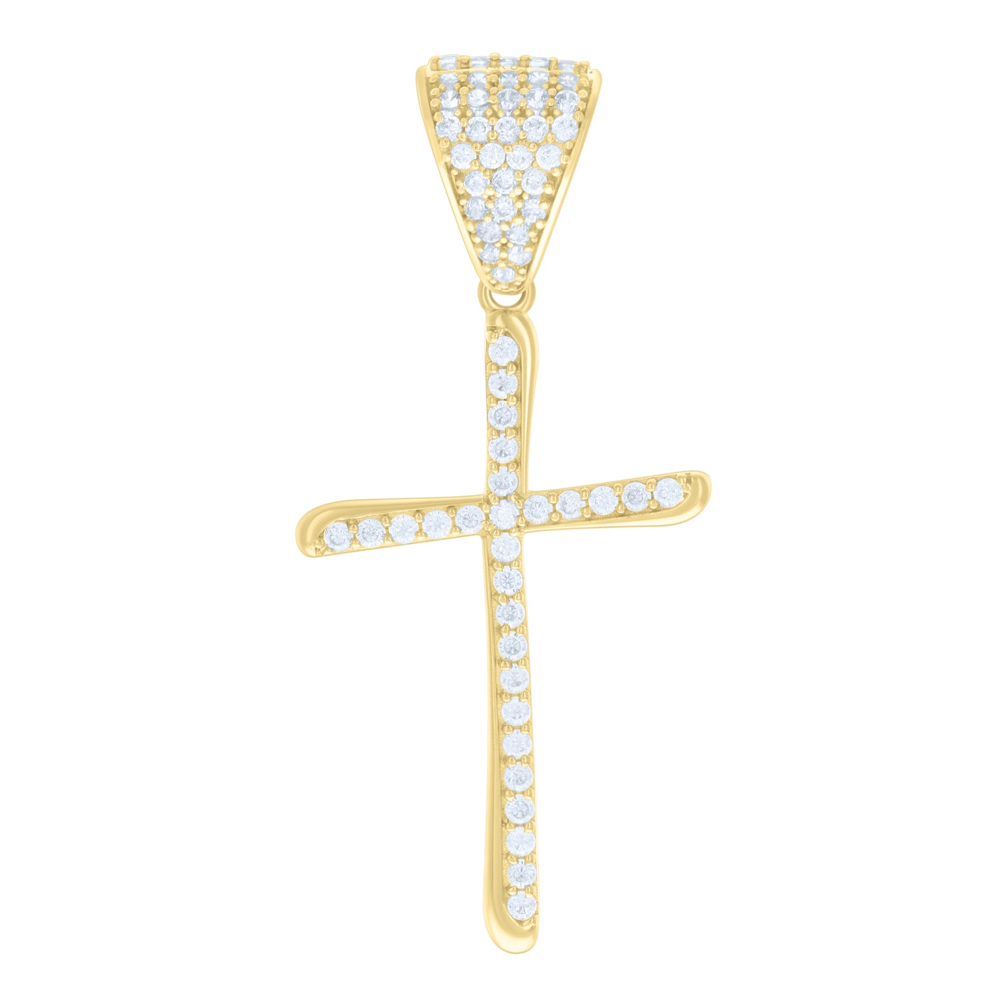14Kt Gold Cz Pendant