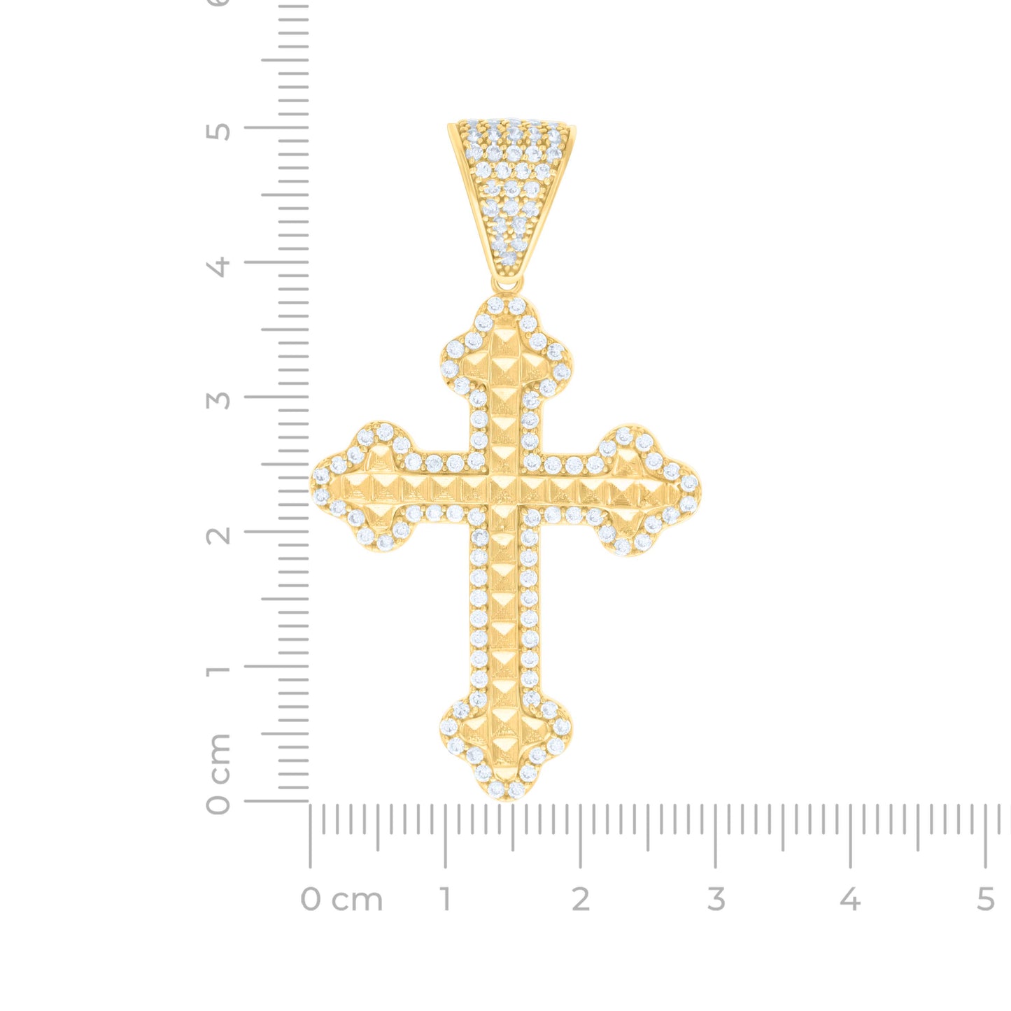 14Kt Gold Cz Pendant