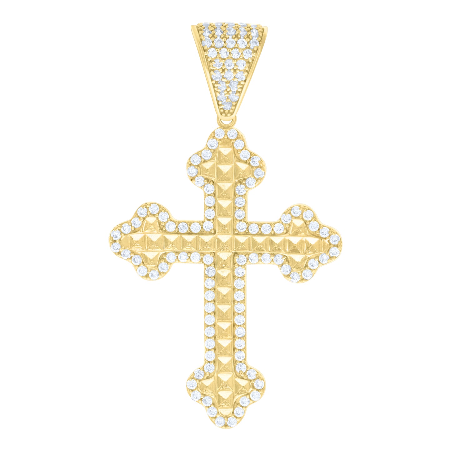 14Kt Gold Cz Pendant