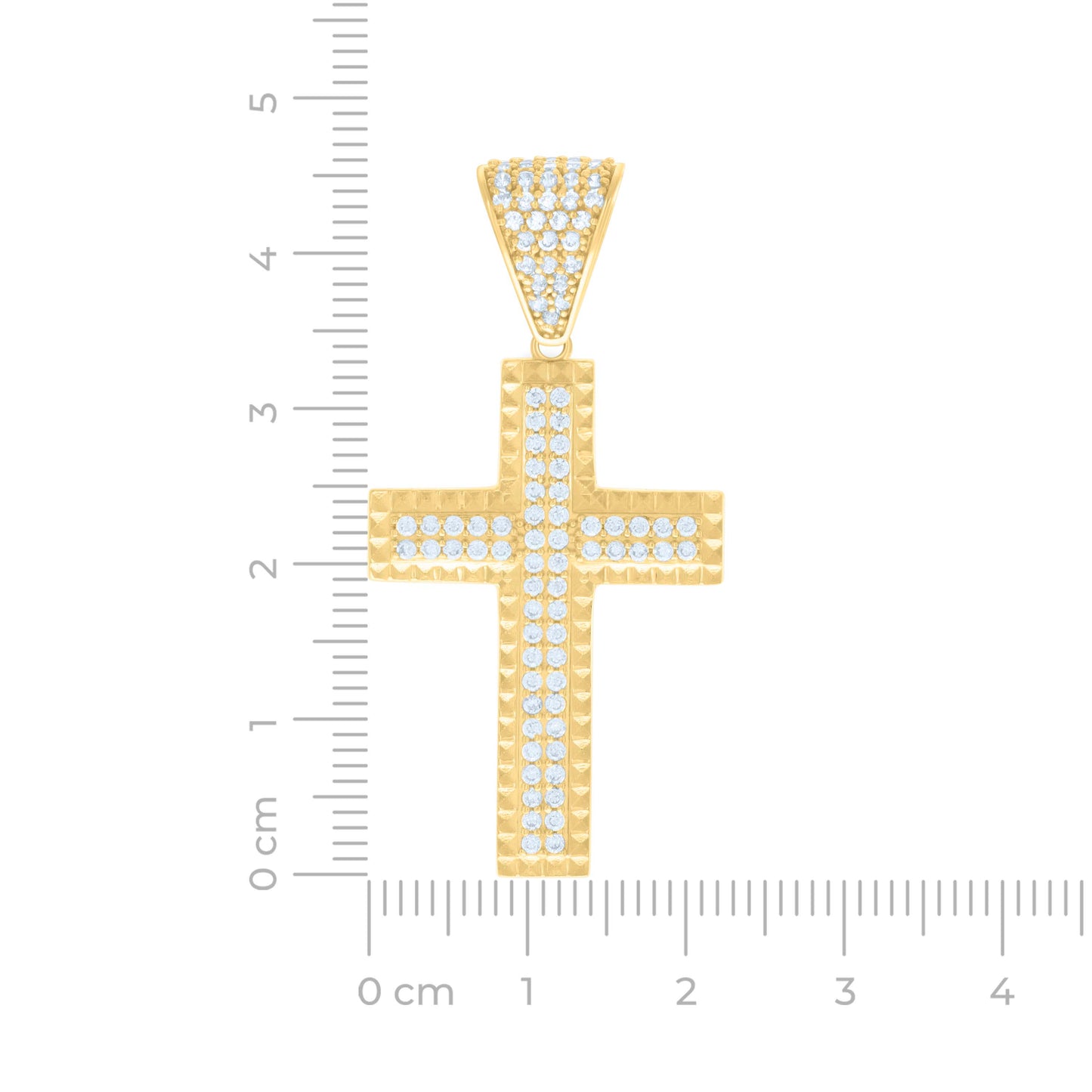14Kt Gold Cz Pendant