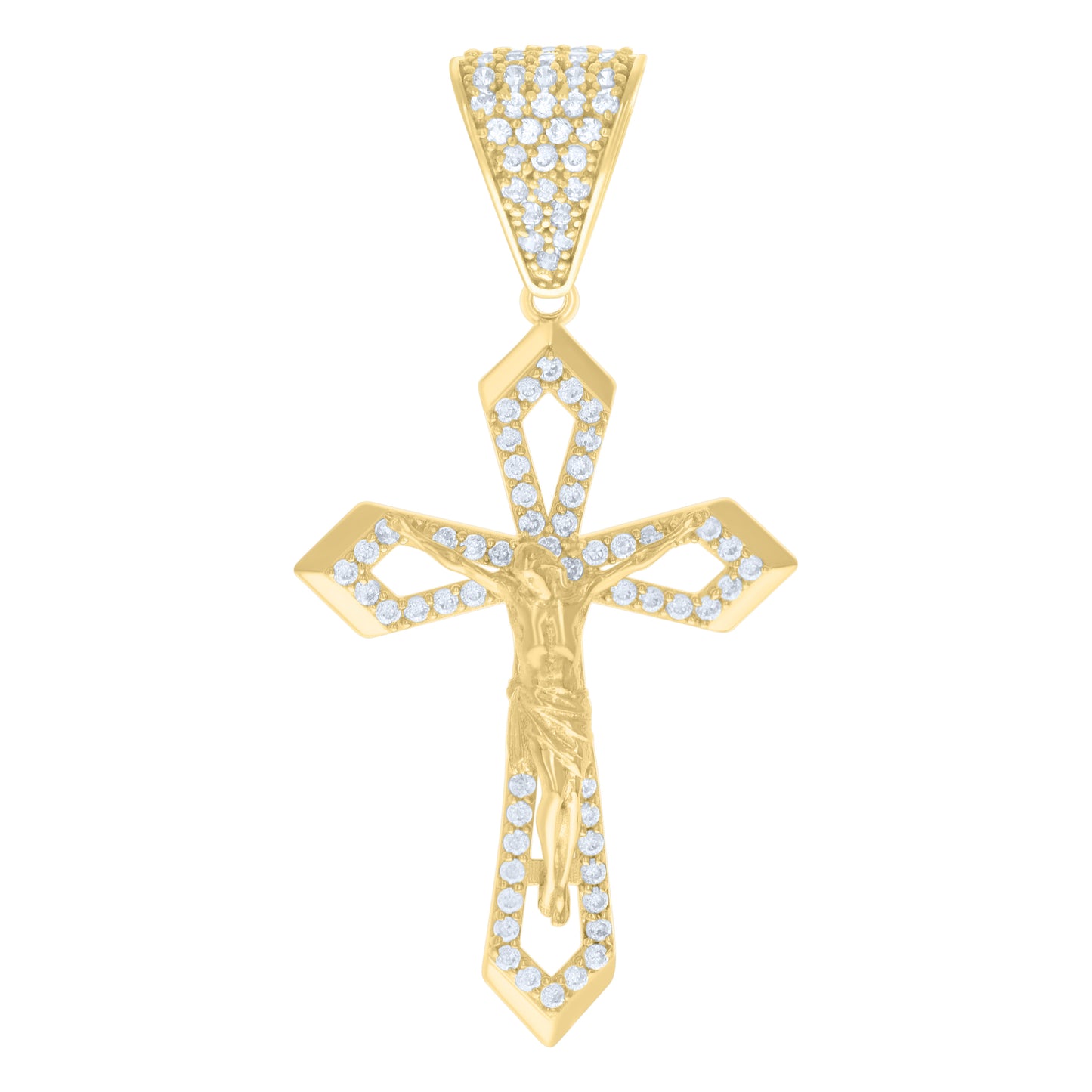 14Kt Gold Cz Pendant