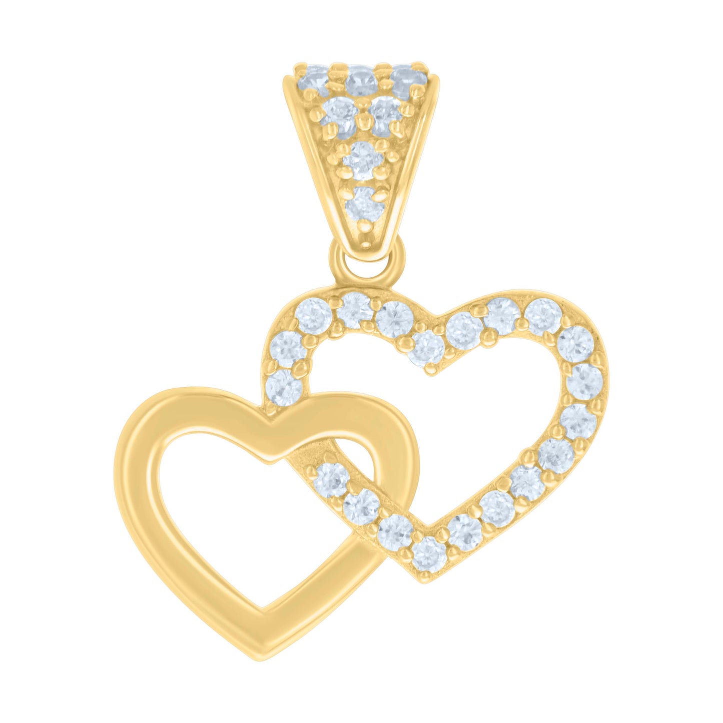 14Kt Gold Cz Pendant