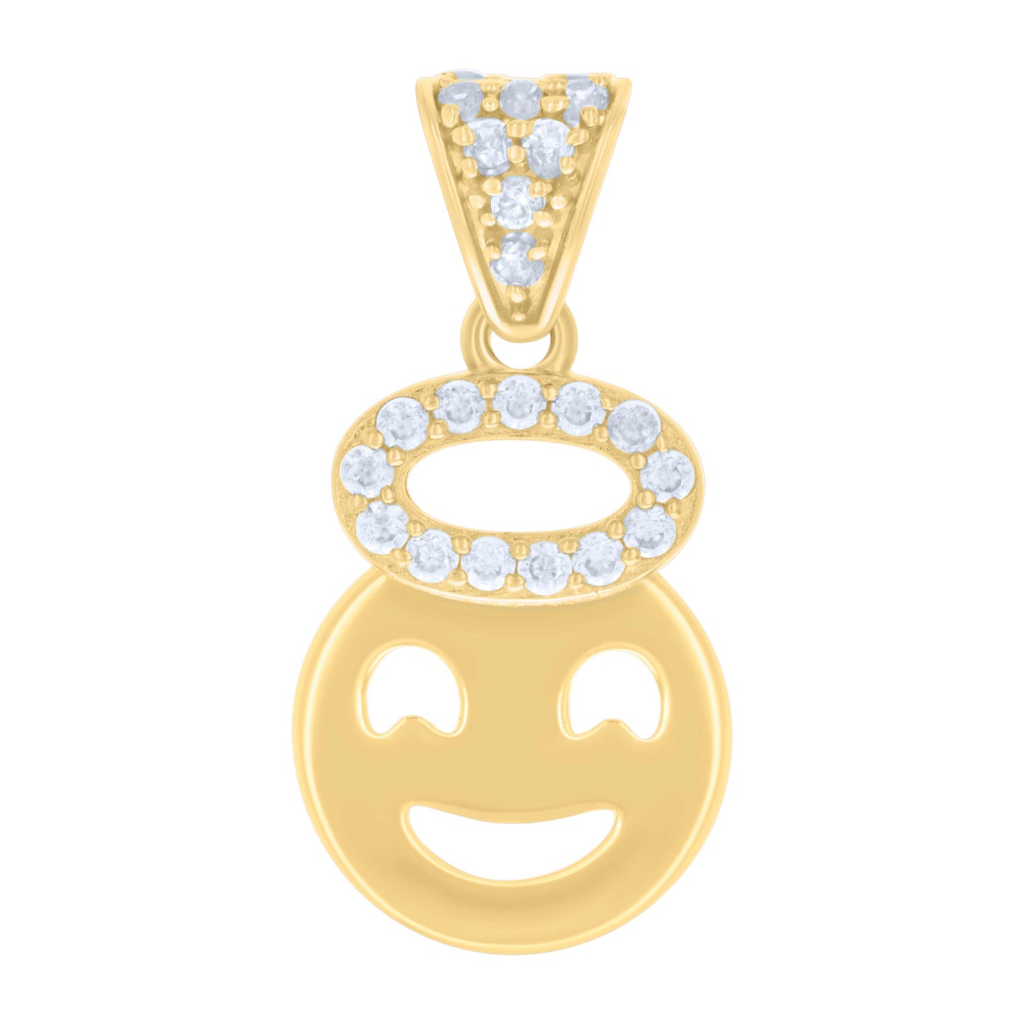 14Kt Gold Cz Pendant