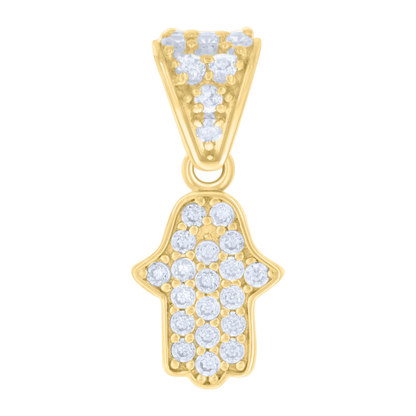 14Kt Gold Cz Pendant