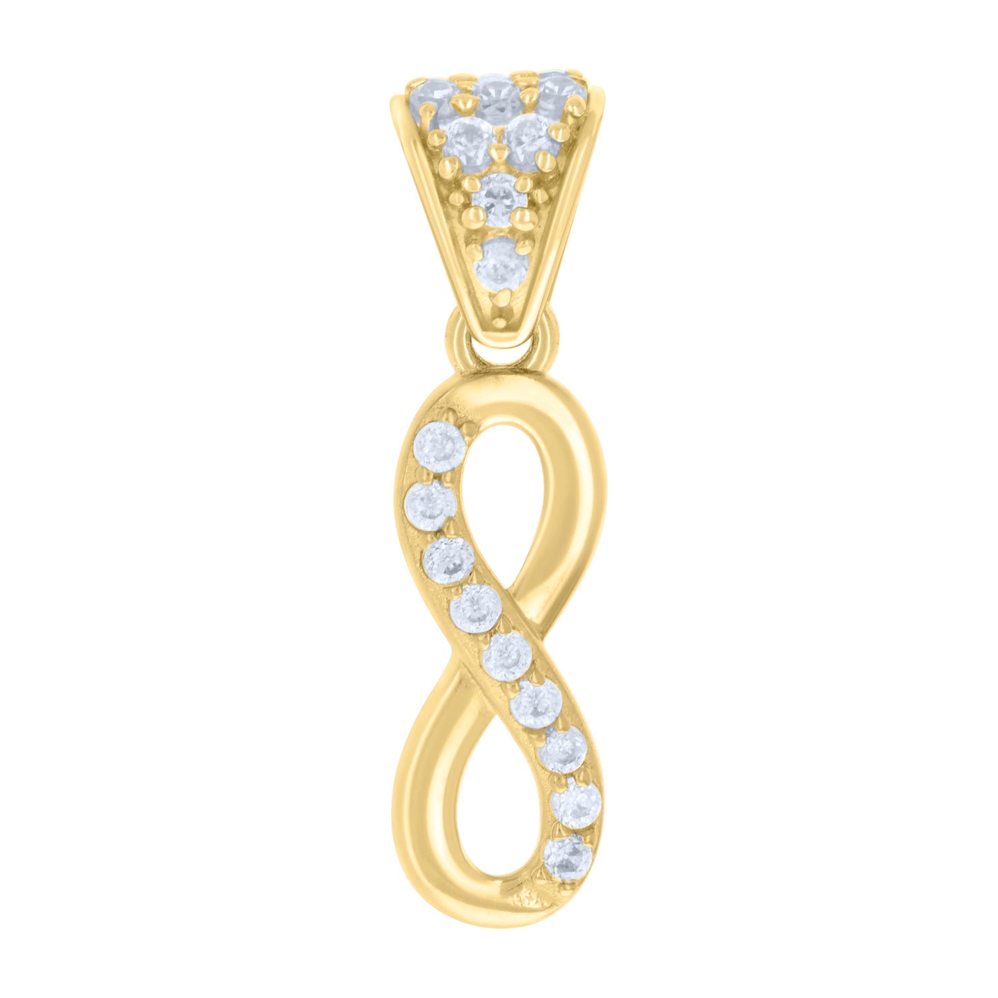 14Kt Gold Cz Pendant