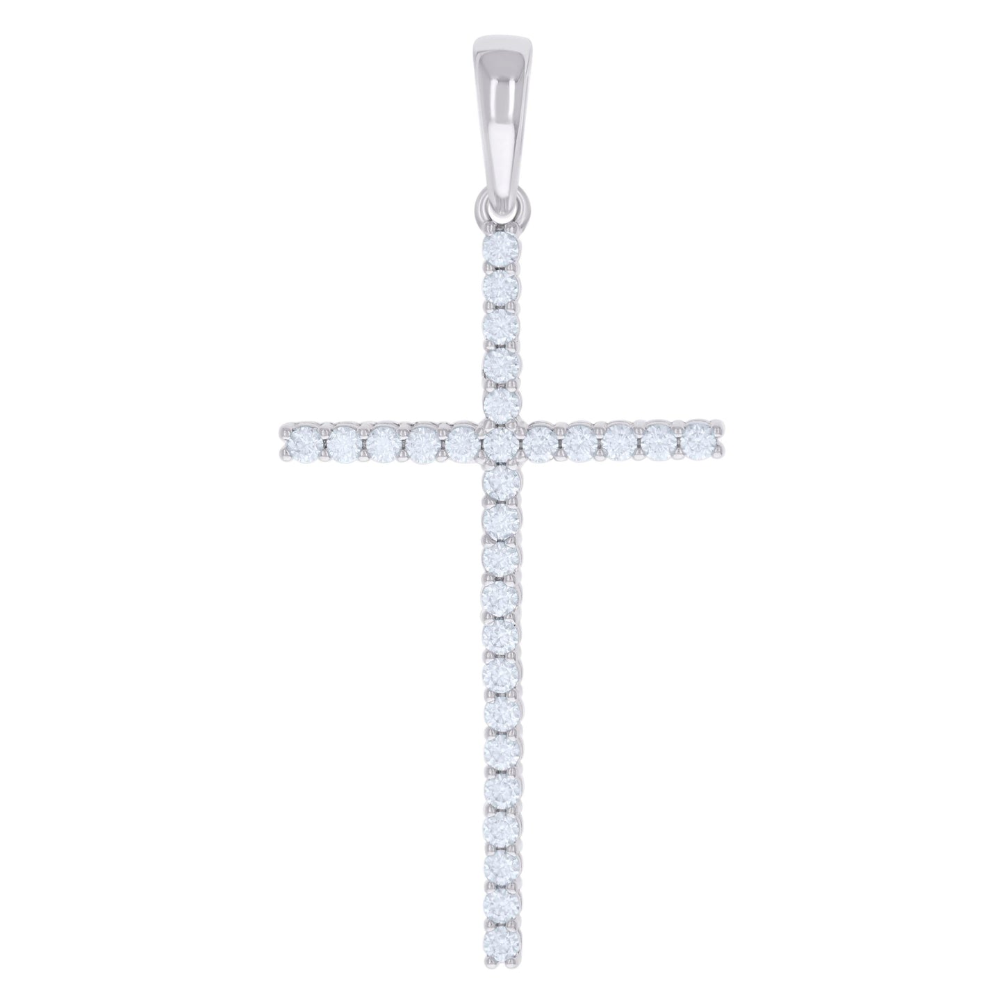 925 Sterling Silver 1.74Ctw Moissanite Pendant