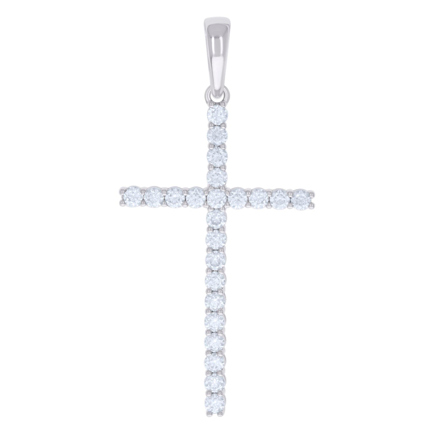 925 Sterling Silver 2.42Ctw Moissanite Pendant