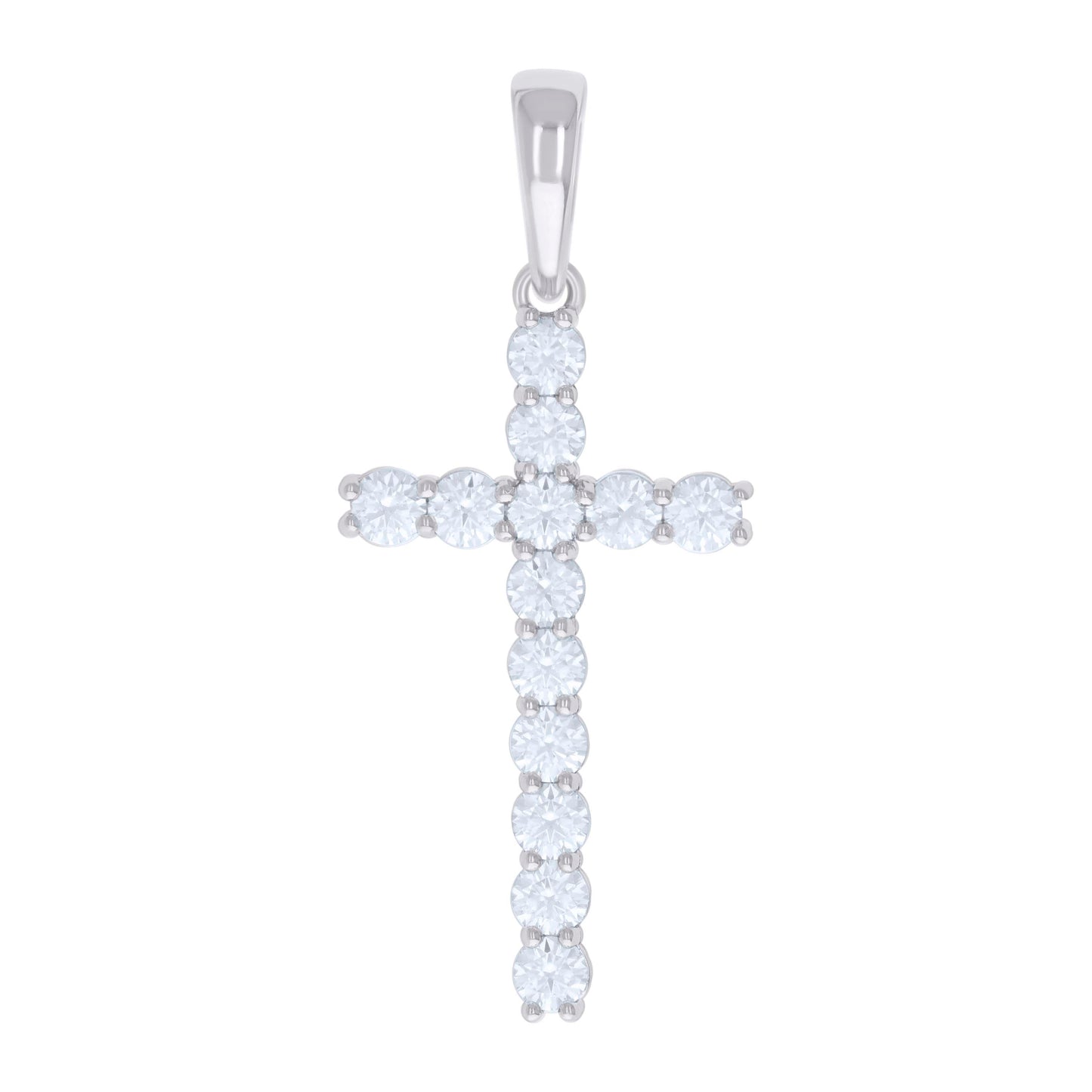 925 Sterling Silver 4.10Ctw Moissanite Pendant