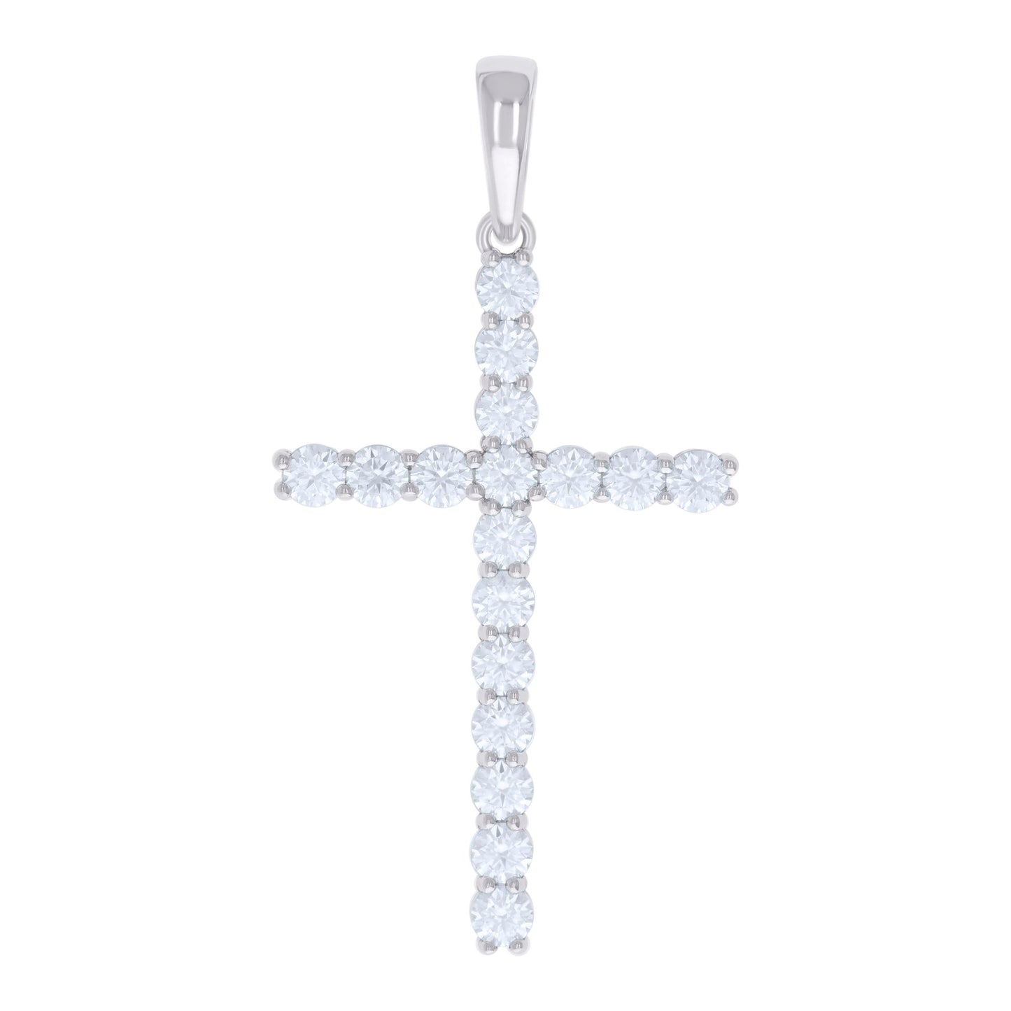 925 Sterling Silver 5.36Ctw Moissanite Pendant