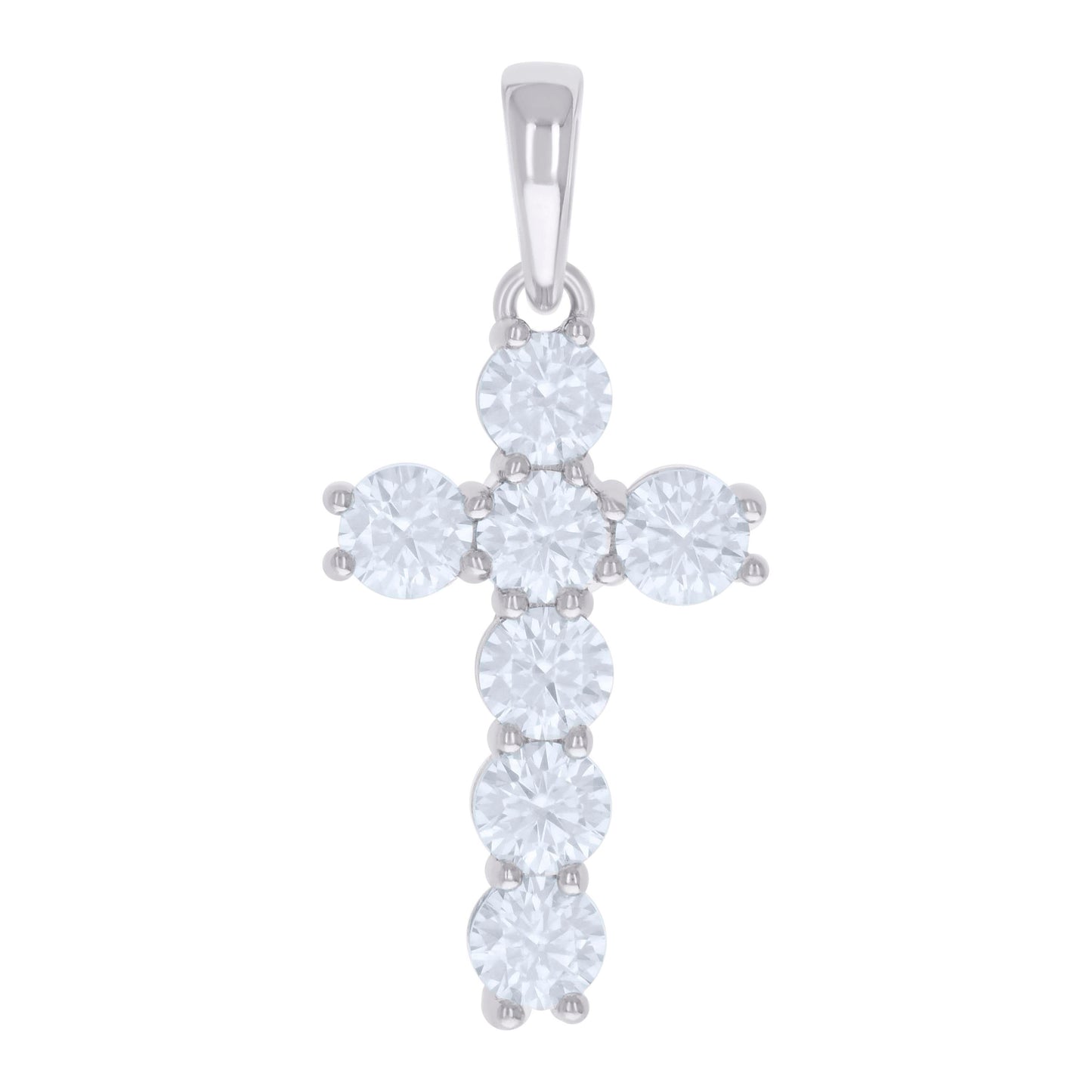 925 Sterling Silver 3.68Ctw Moissanite Pendant