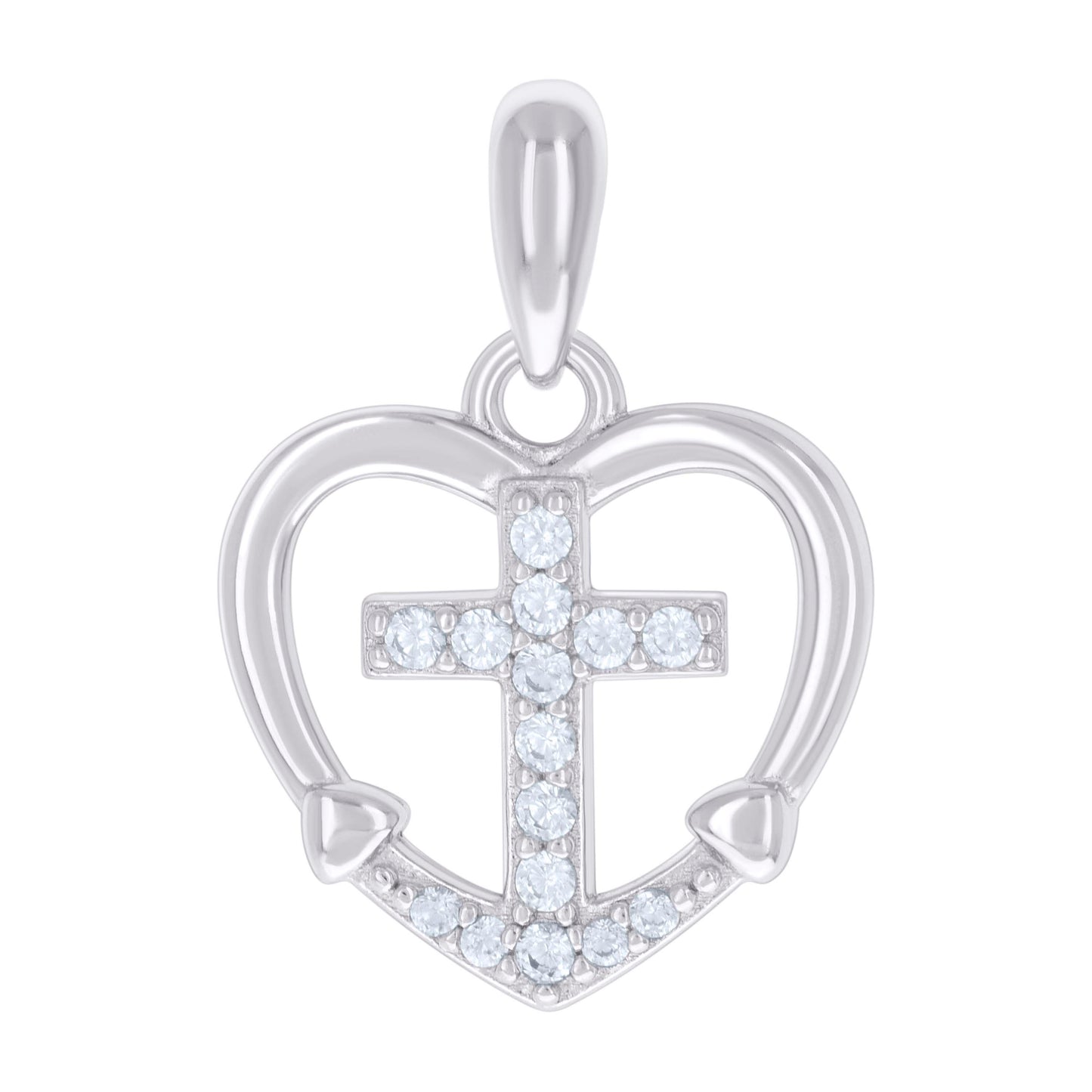 925 Sterling Silver Cz Pendant