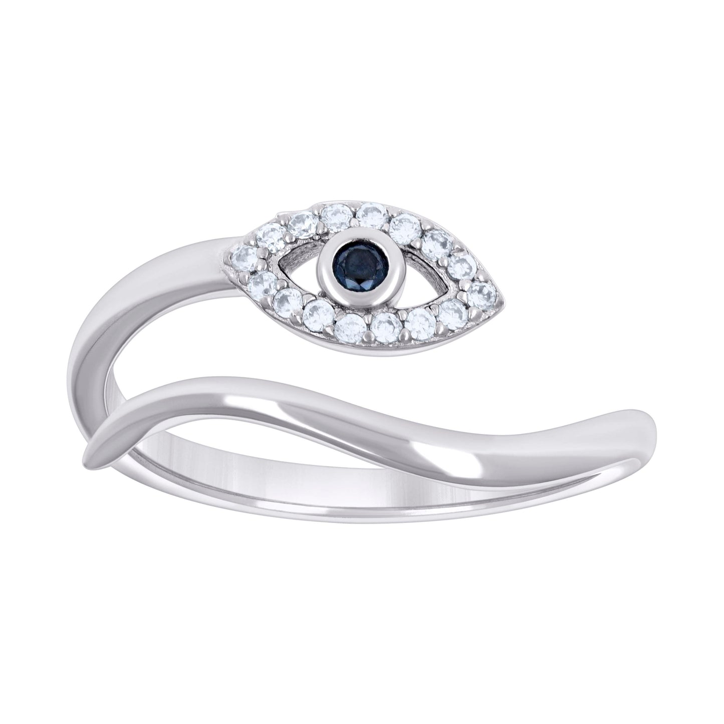 925 Sterling Silver Cz Ring S5