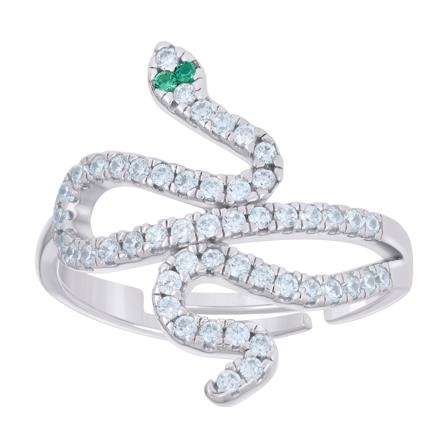 925 Sterling Silver Cz Ring S5