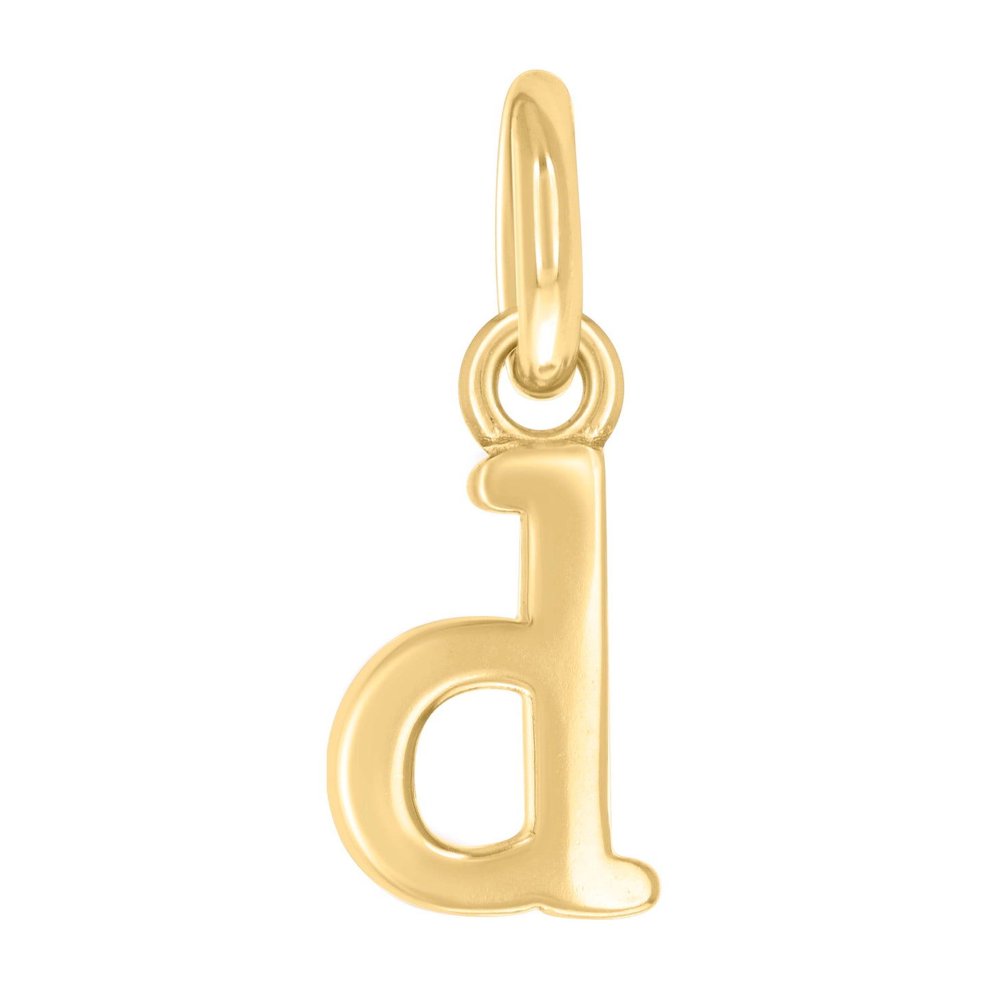 925 Sterling Silver Initial Pendant "D"