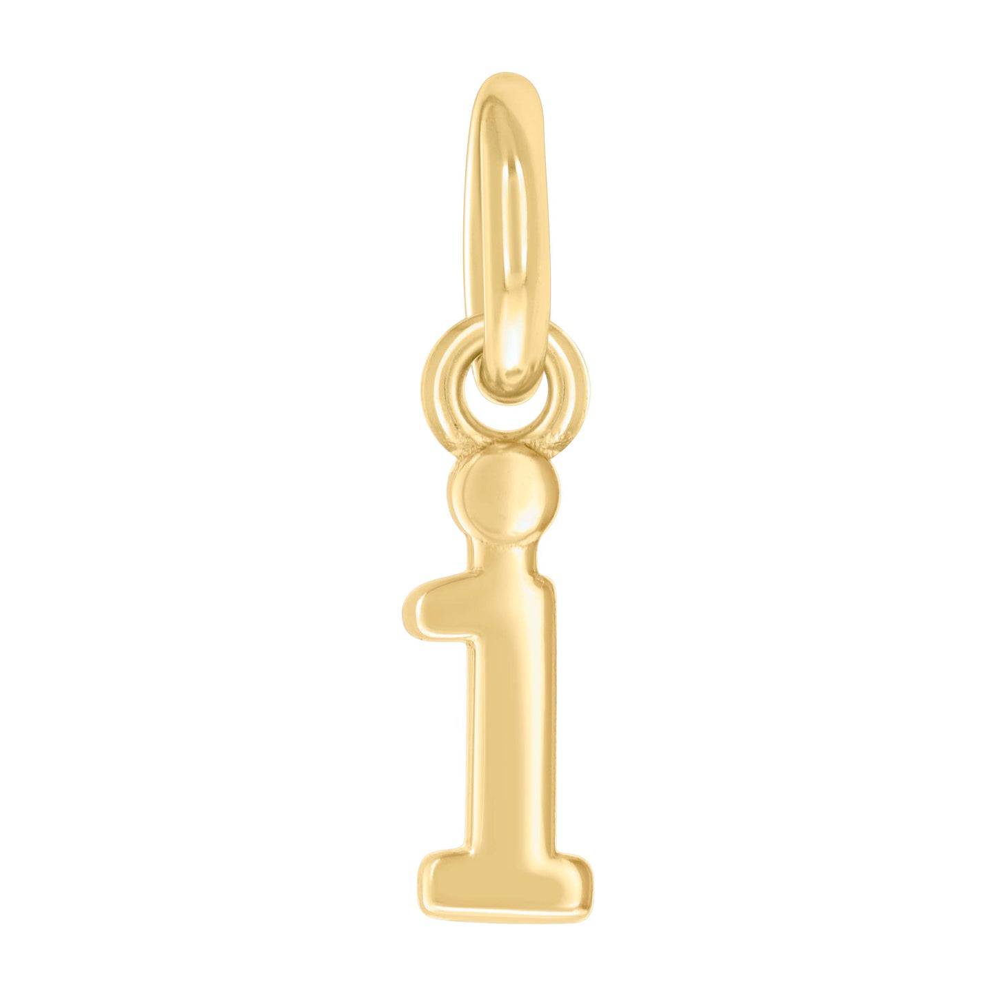 925 Sterling Silver Initial Pendant "I"