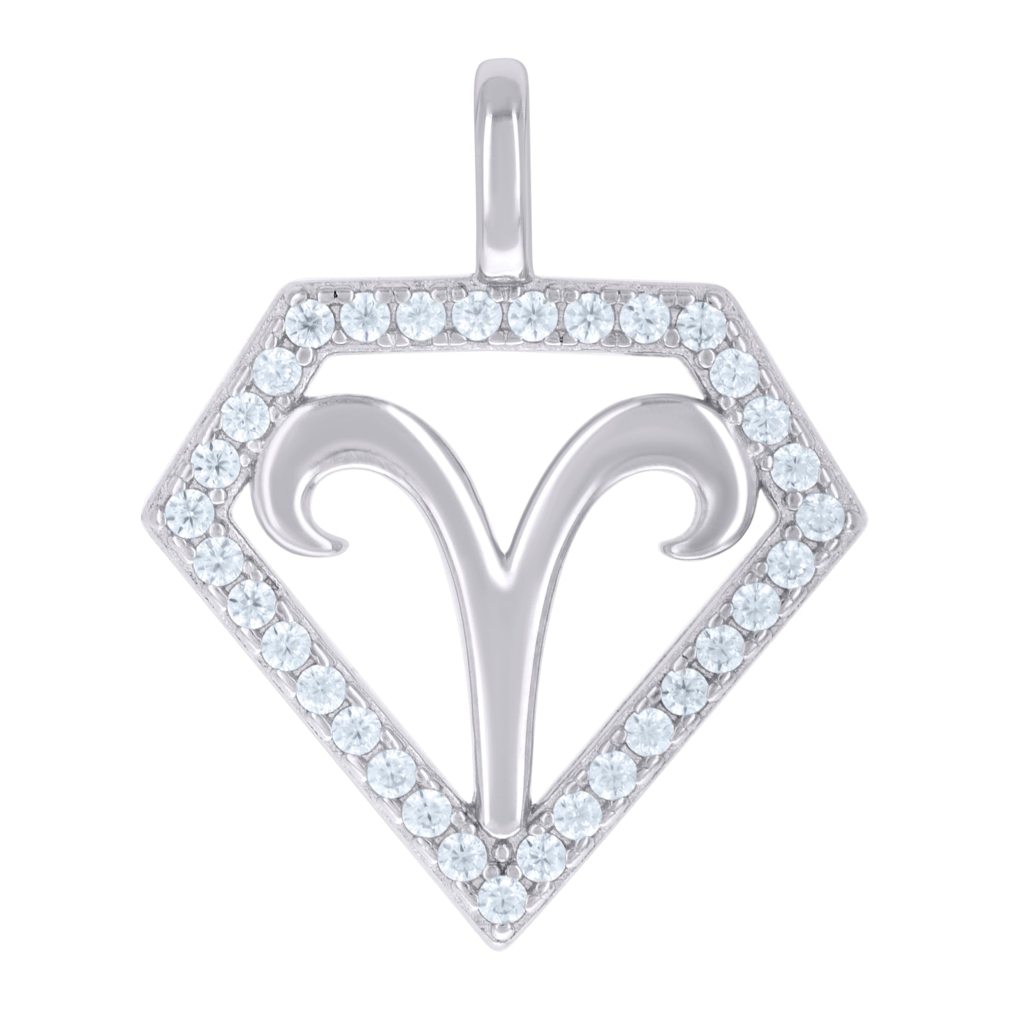 925 Sterling Silver Cz Pendant