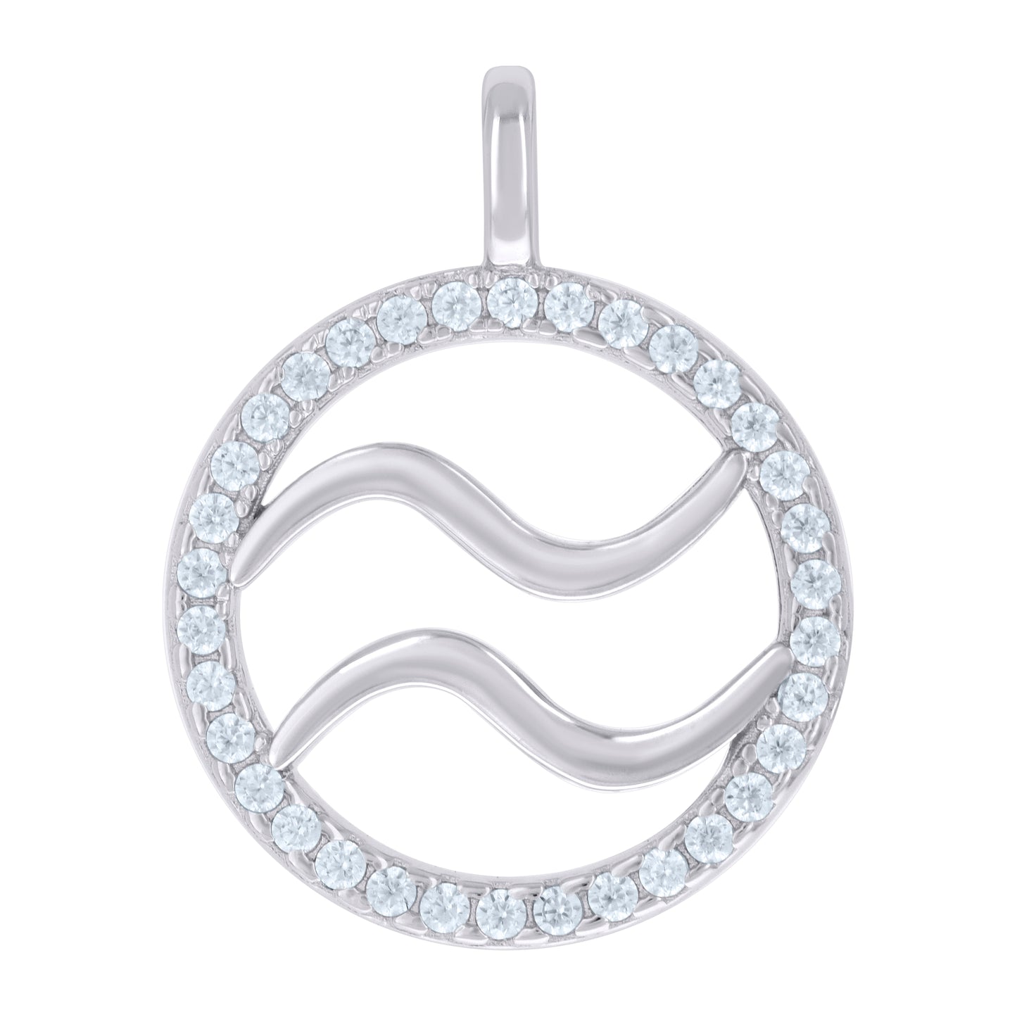 925 Sterling Silver Cz Pendant